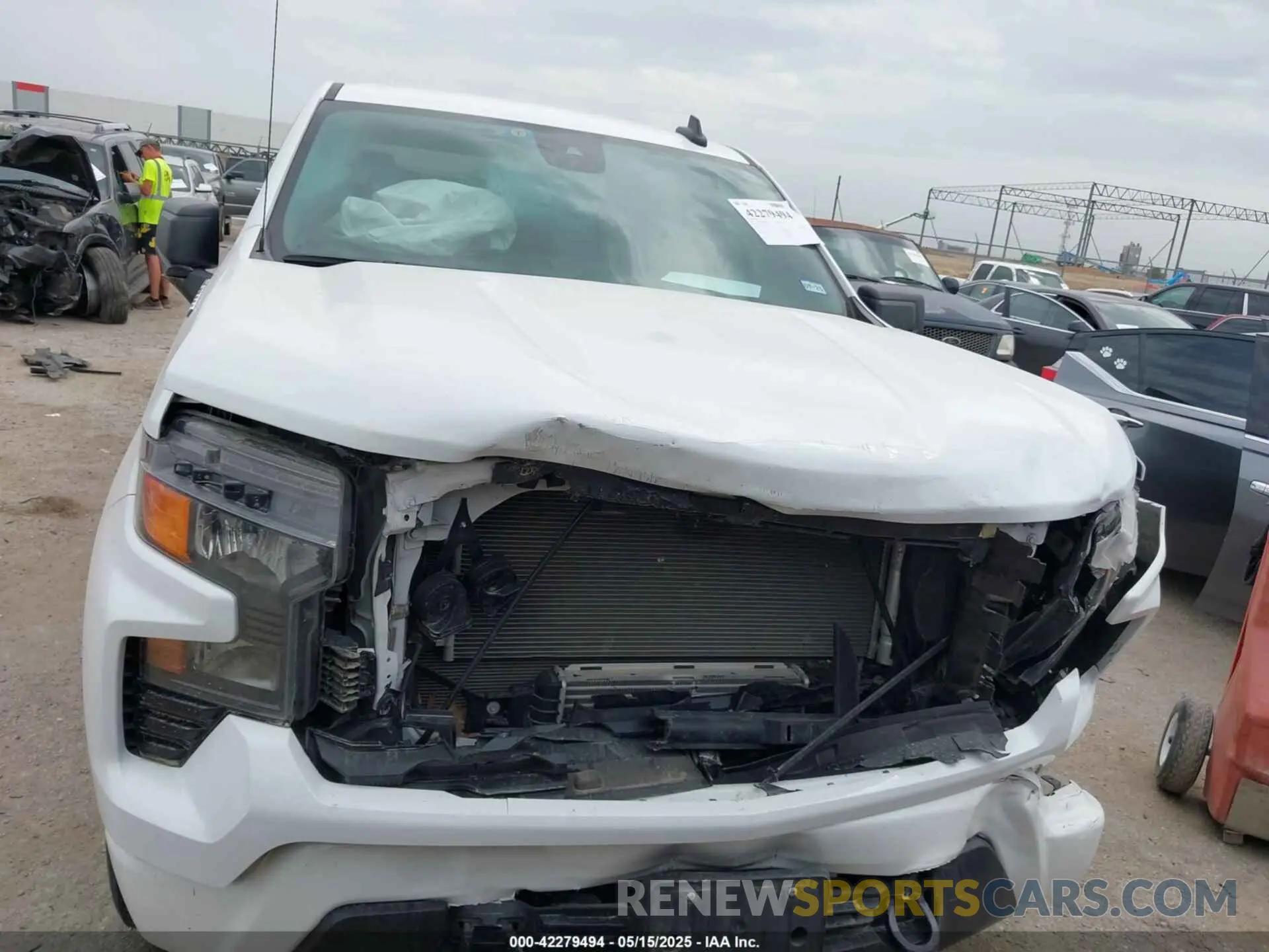 12 fotografías del automóvil dañado 3GCPABEKXNG567627 CHEVROLET SILVERADO 1500 2022