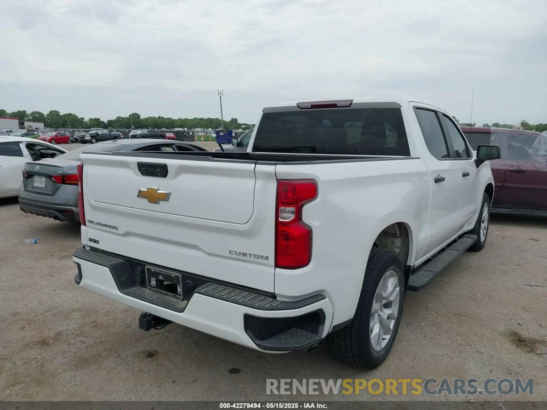 4 fotografías del automóvil dañado 3GCPABEKXNG567627 CHEVROLET SILVERADO 1500 2022