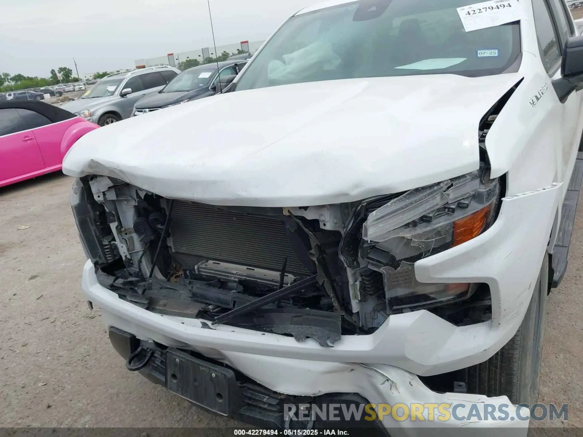 6 fotografías del automóvil dañado 3GCPABEKXNG567627 CHEVROLET SILVERADO 1500 2022