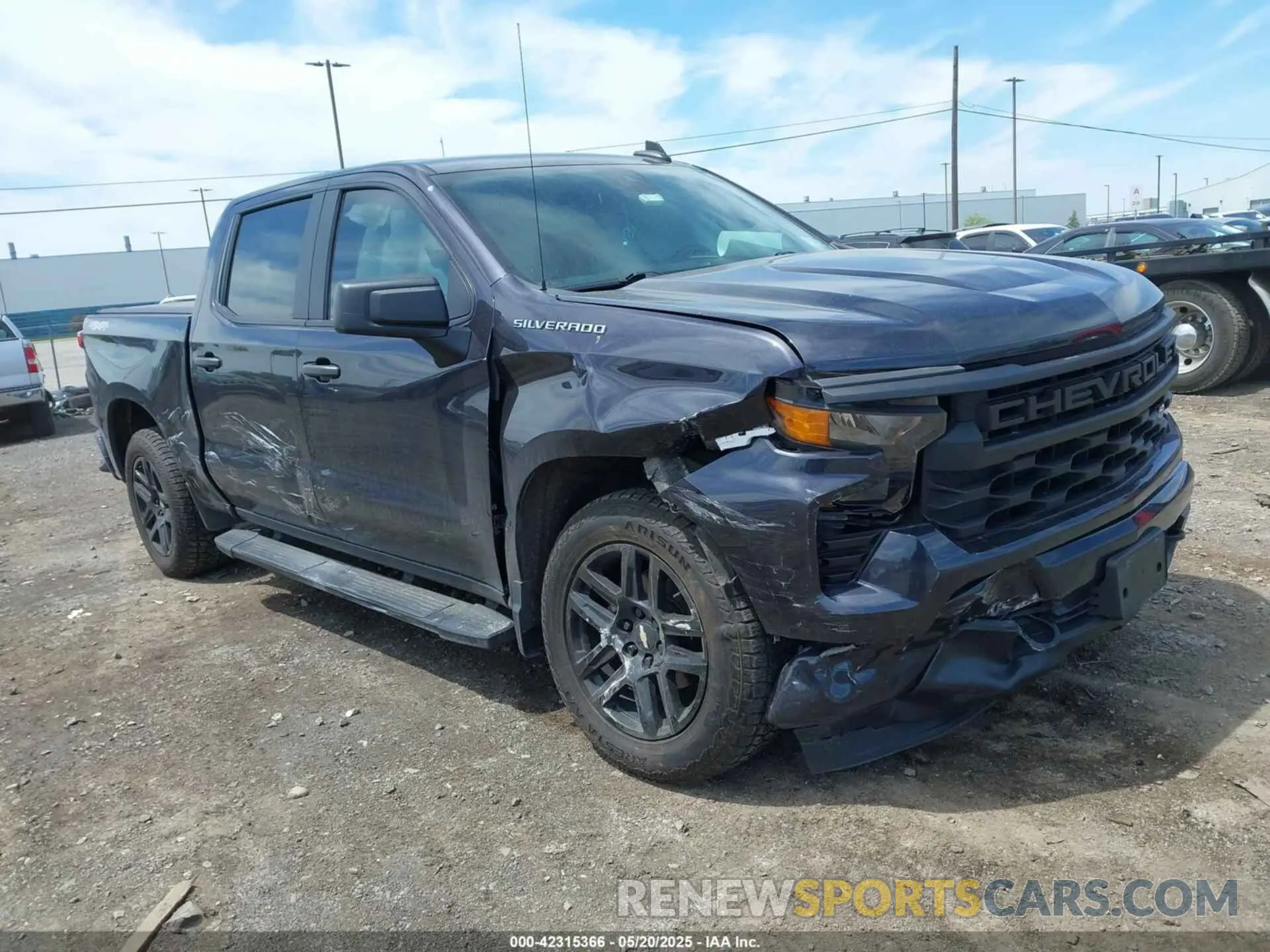 1 fotografías del automóvil dañado 3GCPDBEK2NG599186 CHEVROLET SILVERADO 1500 2022