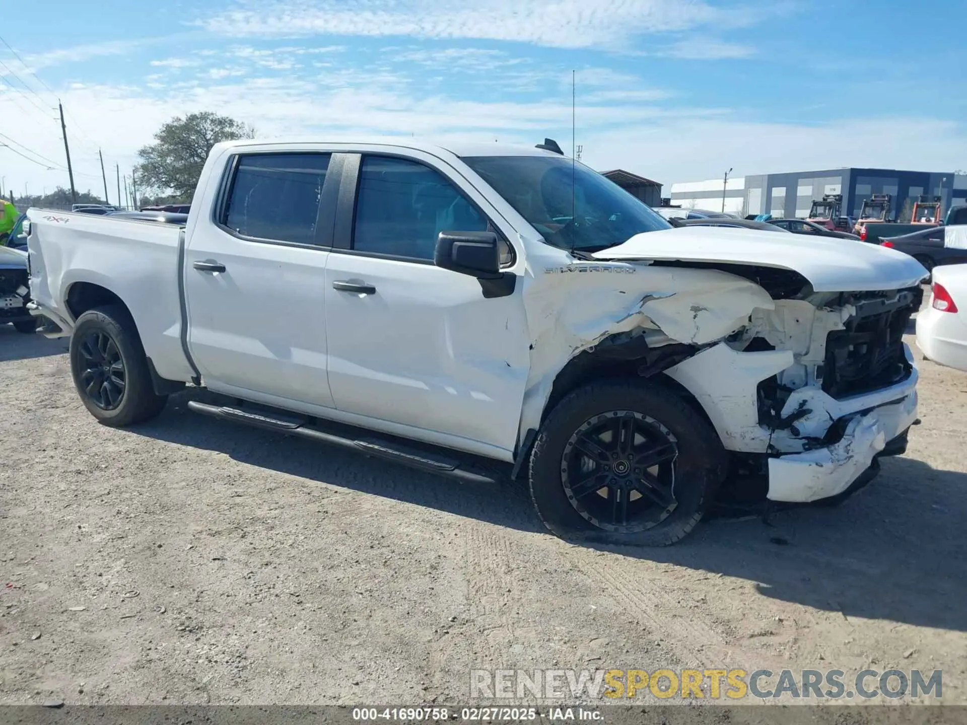 1 fotografías del automóvil dañado 3GCPDBEK7NG580584 CHEVROLET SILVERADO 1500 2022