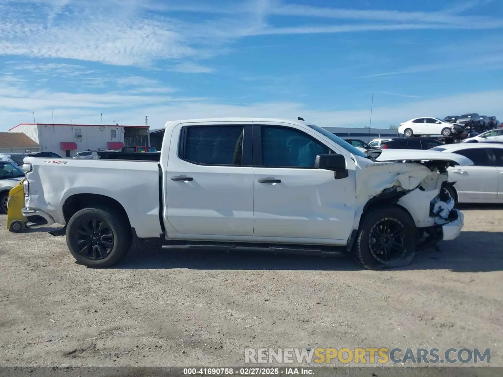 14 fotografías del automóvil dañado 3GCPDBEK7NG580584 CHEVROLET SILVERADO 1500 2022