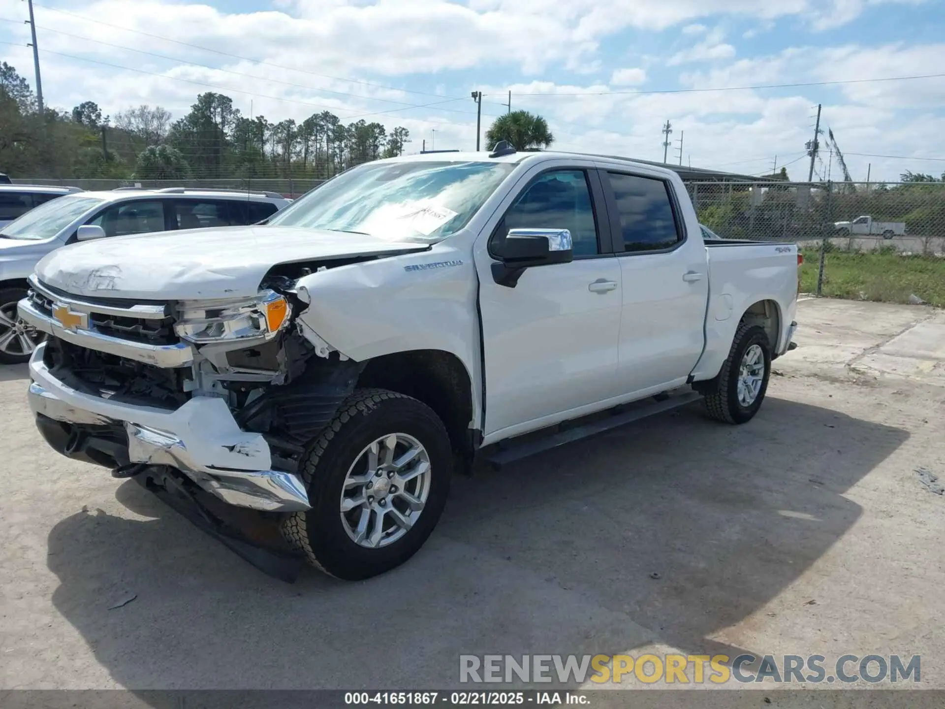 2 fotografías del automóvil dañado 3GCPDDEK0NG500540 CHEVROLET SILVERADO 1500 2022
