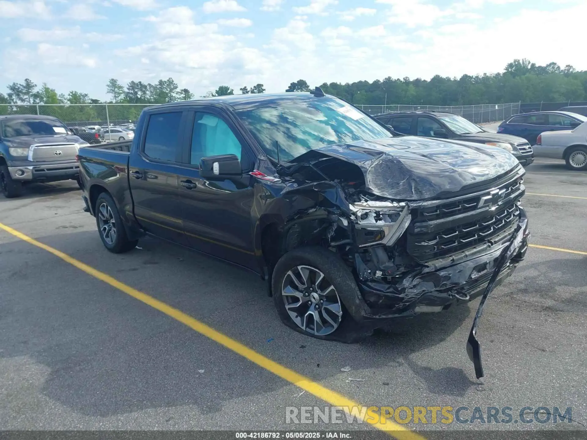 1 fotografías del automóvil dañado 3GCUDEED6NG537179 CHEVROLET SILVERADO 1500 2022