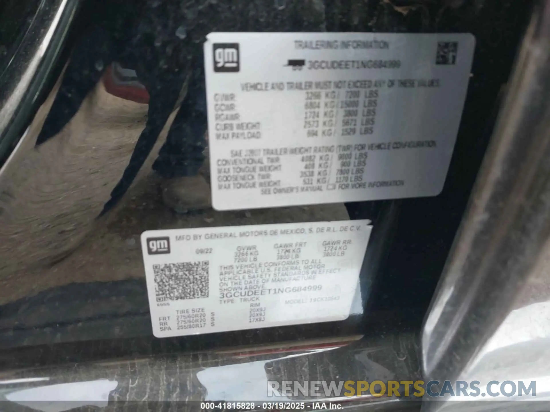 9 fotografías del automóvil dañado 3GCUDEET1NG684999 CHEVROLET SILVERADO 1500 2022