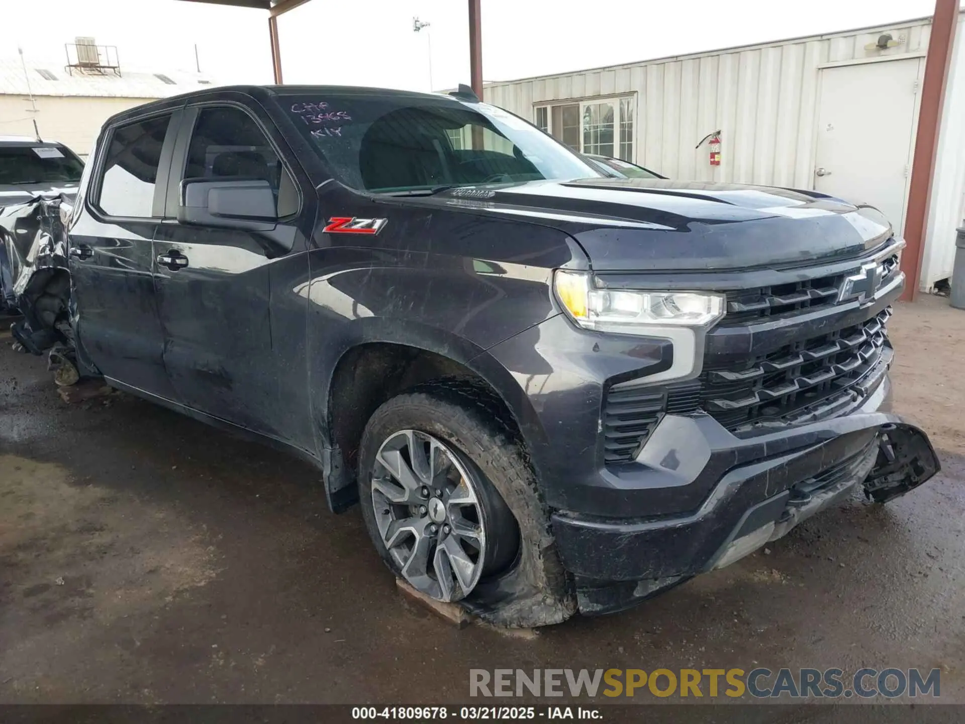 1 fotografías del automóvil dañado 3GCUDEETXNG583752 CHEVROLET SILVERADO 1500 2022