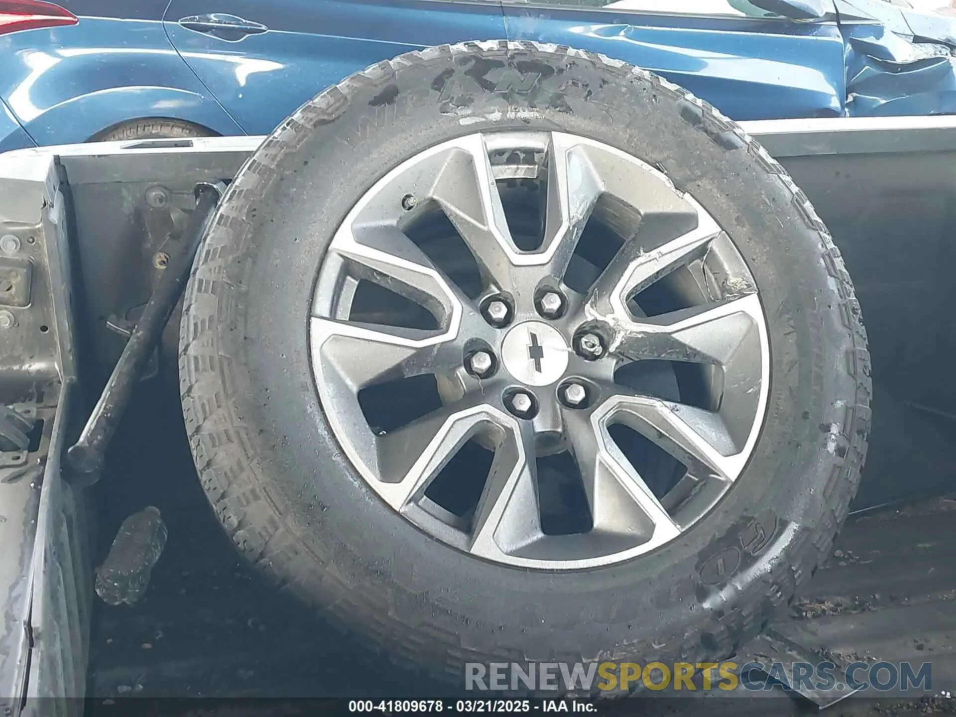 12 fotografías del automóvil dañado 3GCUDEETXNG583752 CHEVROLET SILVERADO 1500 2022
