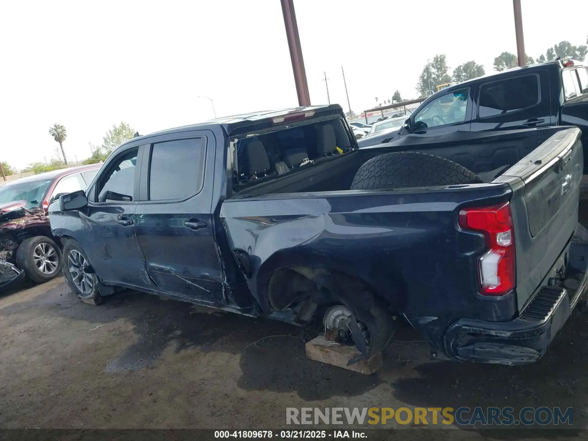 15 fotografías del automóvil dañado 3GCUDEETXNG583752 CHEVROLET SILVERADO 1500 2022
