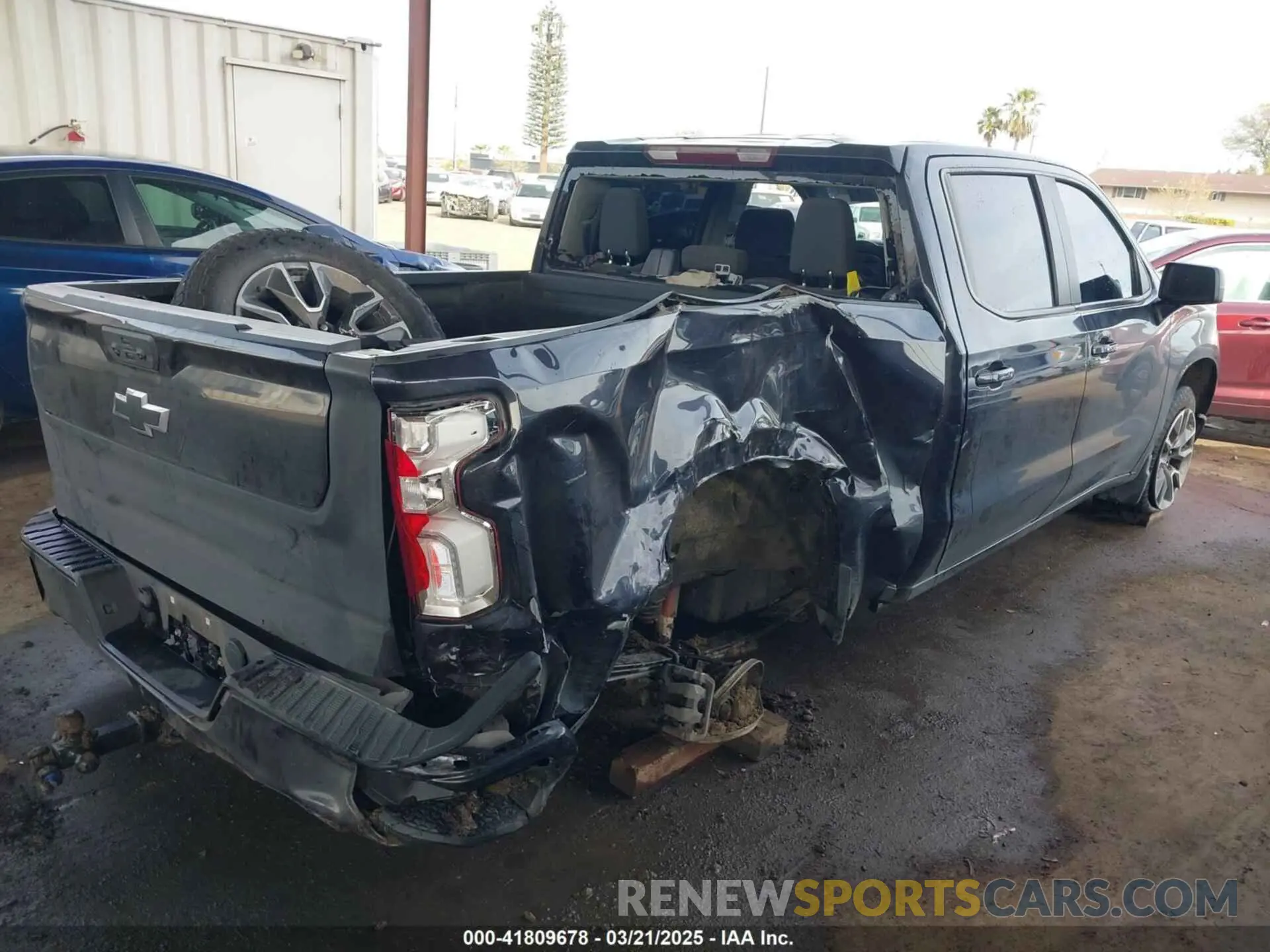 4 fotografías del automóvil dañado 3GCUDEETXNG583752 CHEVROLET SILVERADO 1500 2022