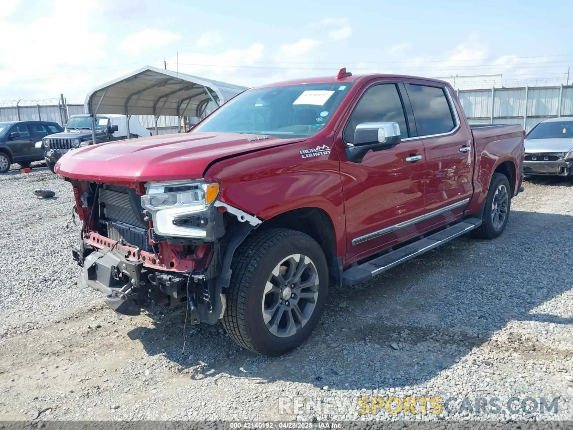 6 fotografías del automóvil dañado 3GCUDJET3NG593998 CHEVROLET SILVERADO 1500 2022