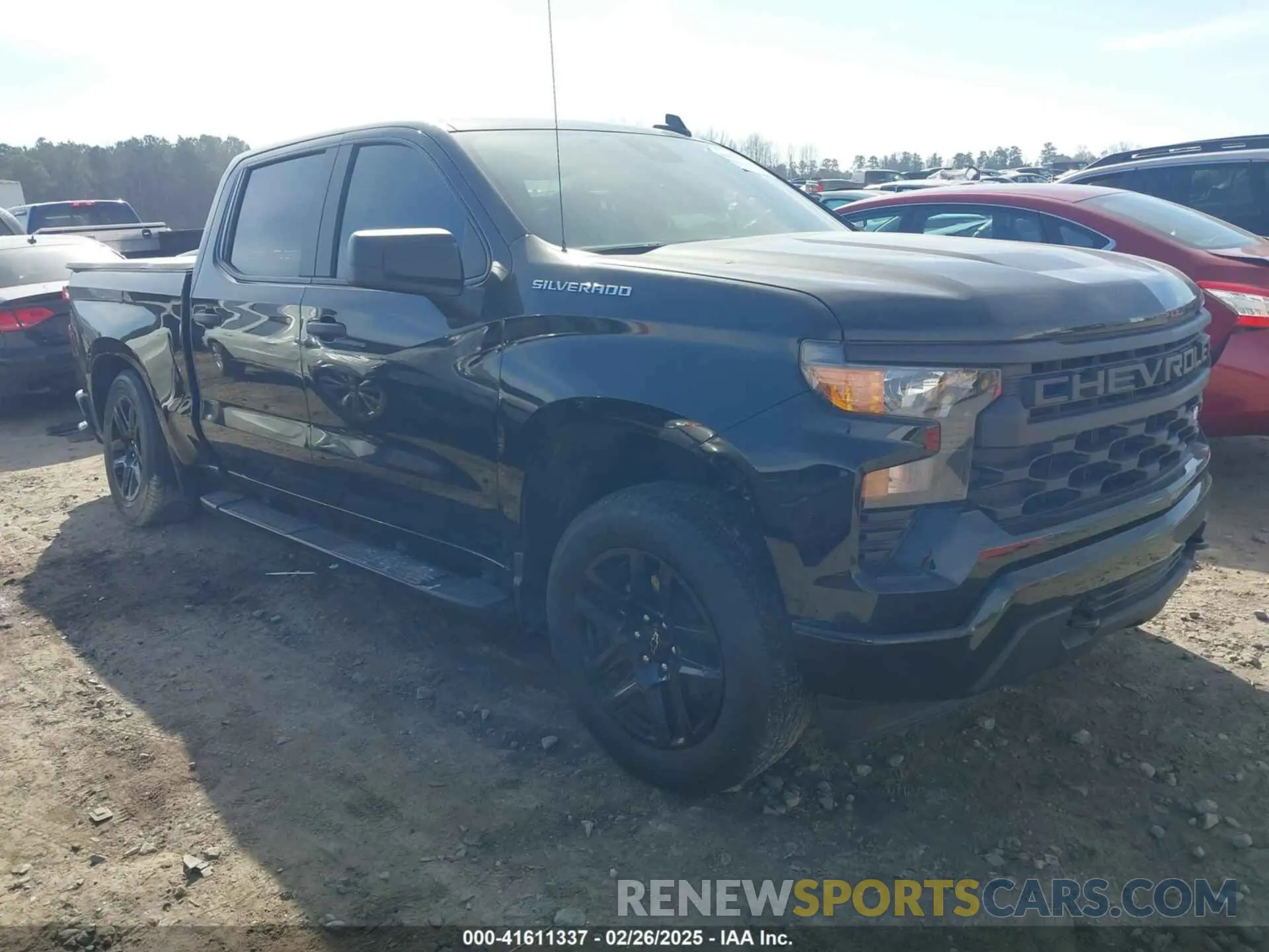 1 fotografías del automóvil dañado 1GCPABEK1PZ224613 CHEVROLET SILVERADO 1500 2023