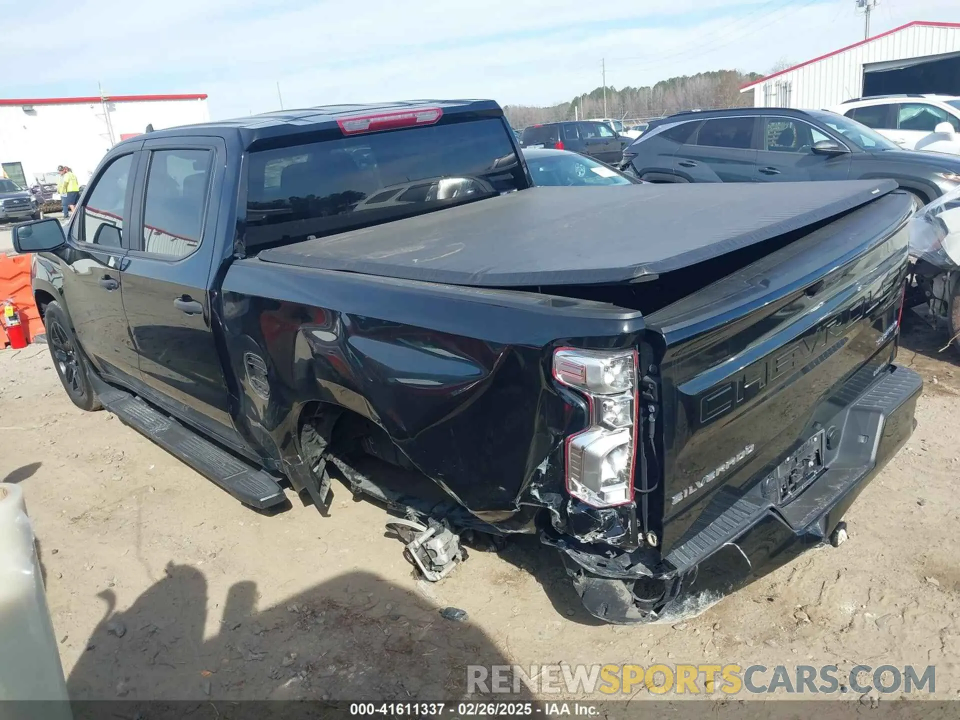 3 fotografías del automóvil dañado 1GCPABEK1PZ224613 CHEVROLET SILVERADO 1500 2023