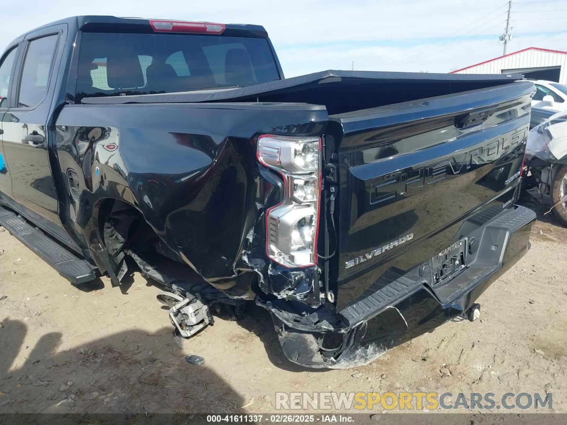 6 fotografías del automóvil dañado 1GCPABEK1PZ224613 CHEVROLET SILVERADO 1500 2023