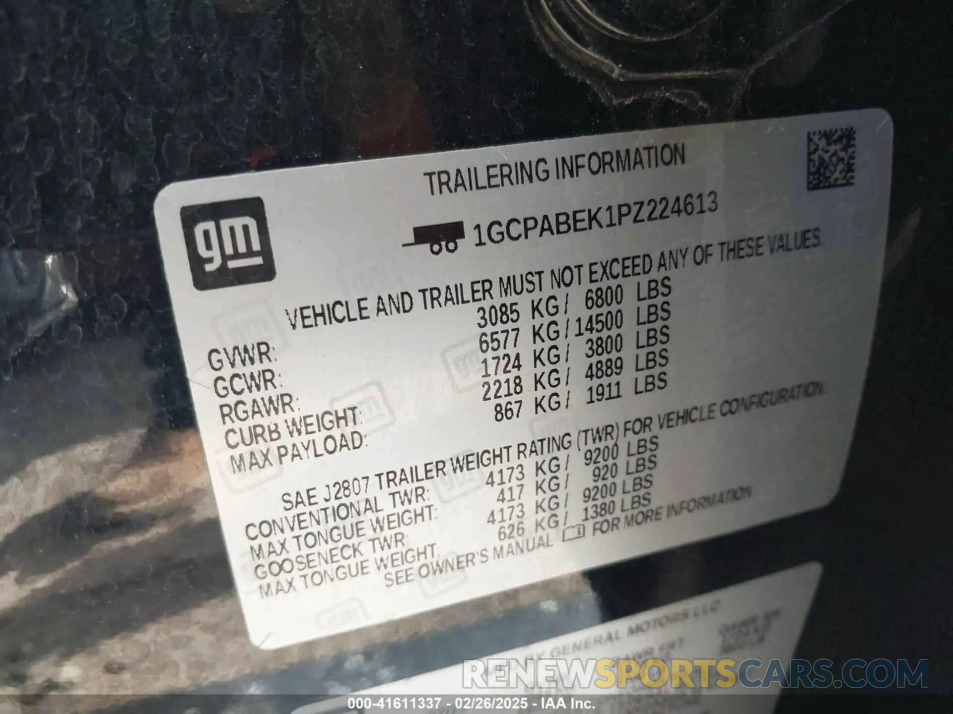 9 fotografías del automóvil dañado 1GCPABEK1PZ224613 CHEVROLET SILVERADO 1500 2023
