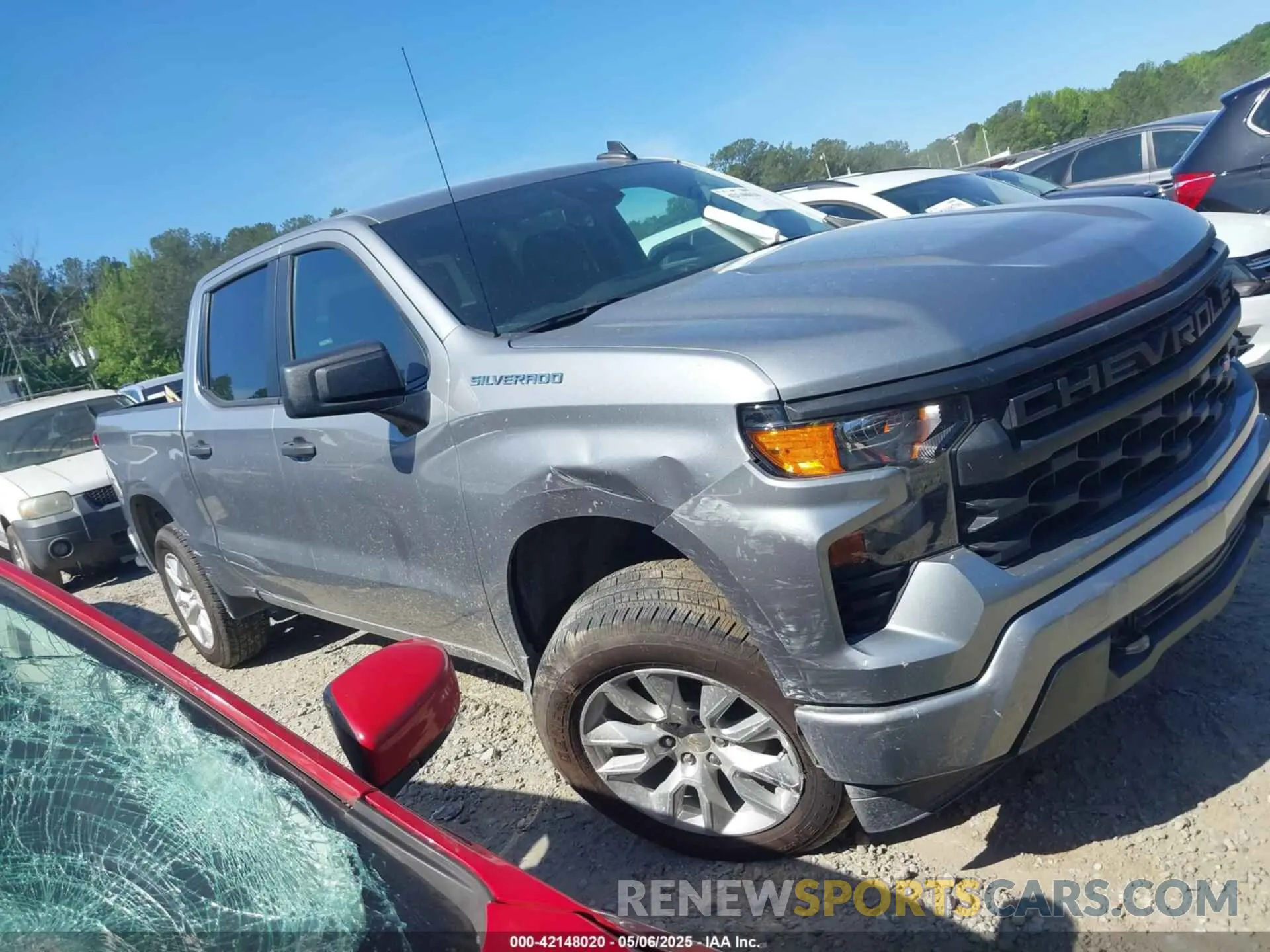 13 fotografías del automóvil dañado 1GCPABEK1PZ270250 CHEVROLET SILVERADO 1500 2023