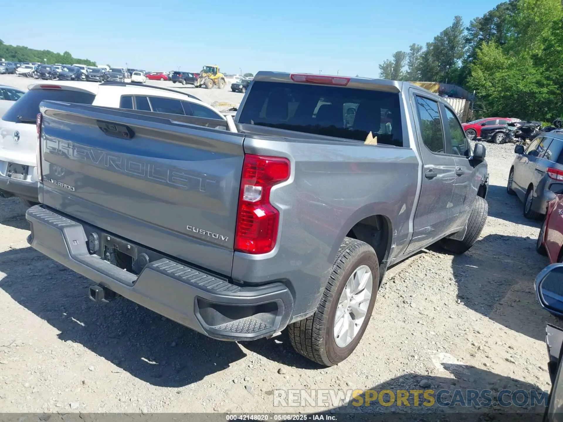 4 fotografías del automóvil dañado 1GCPABEK1PZ270250 CHEVROLET SILVERADO 1500 2023