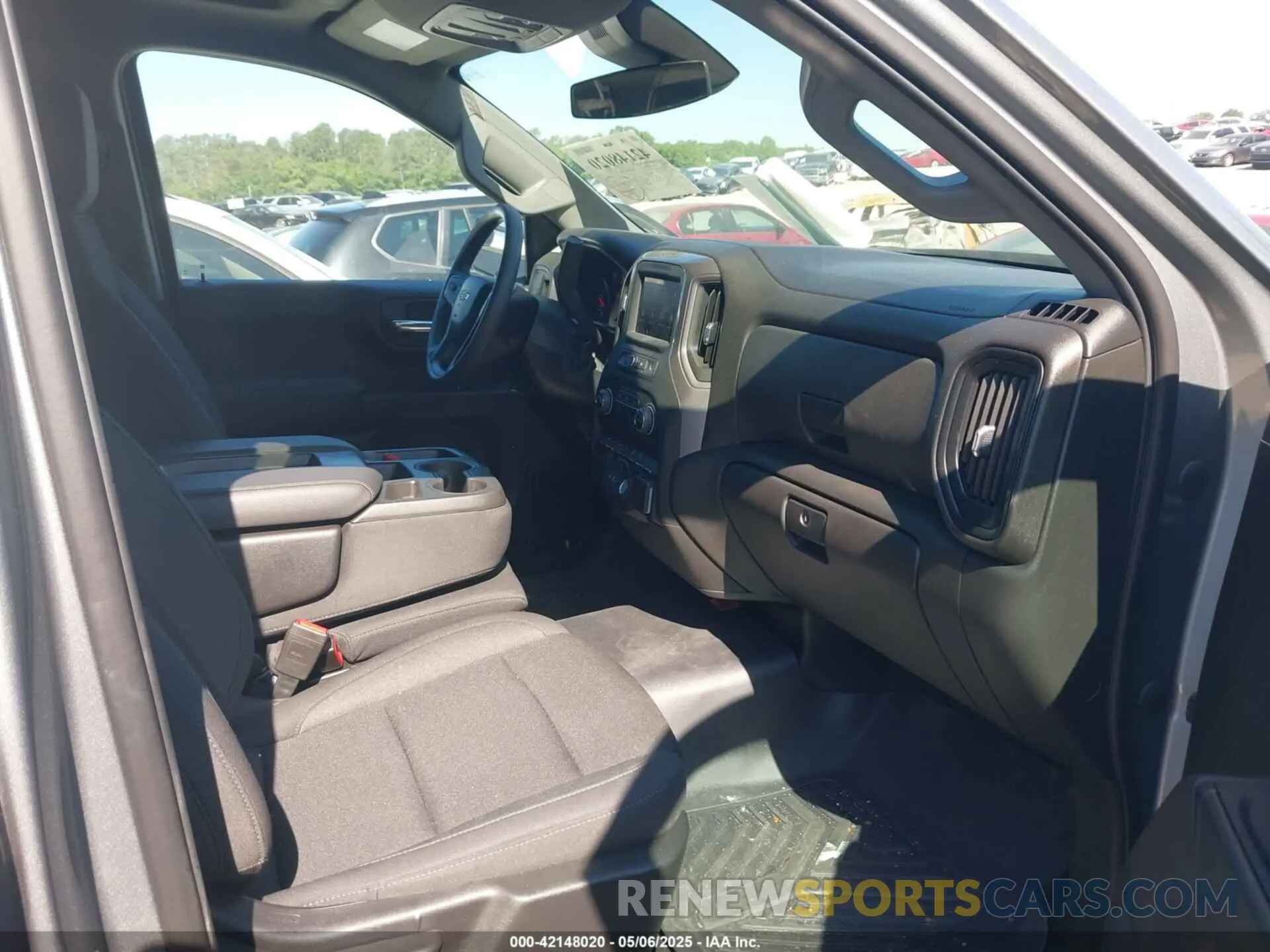 5 fotografías del automóvil dañado 1GCPABEK1PZ270250 CHEVROLET SILVERADO 1500 2023