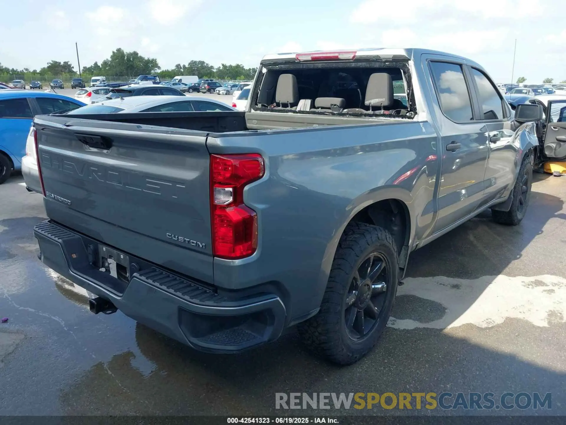 4 fotografías del automóvil dañado 1GCPABEK7PZ315806 CHEVROLET SILVERADO 1500 2023
