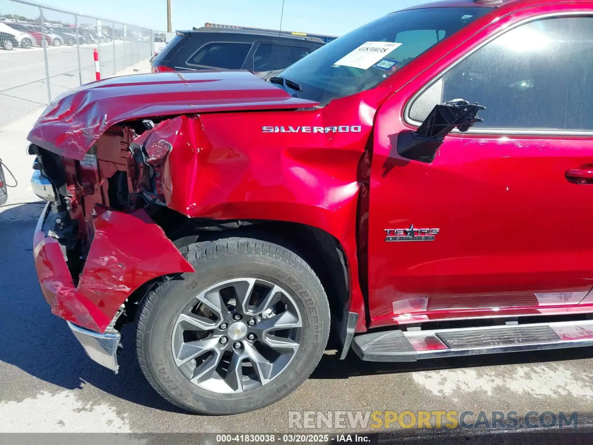 18 fotografías del automóvil dañado 1GCPACED6PZ299315 CHEVROLET SILVERADO 1500 2023