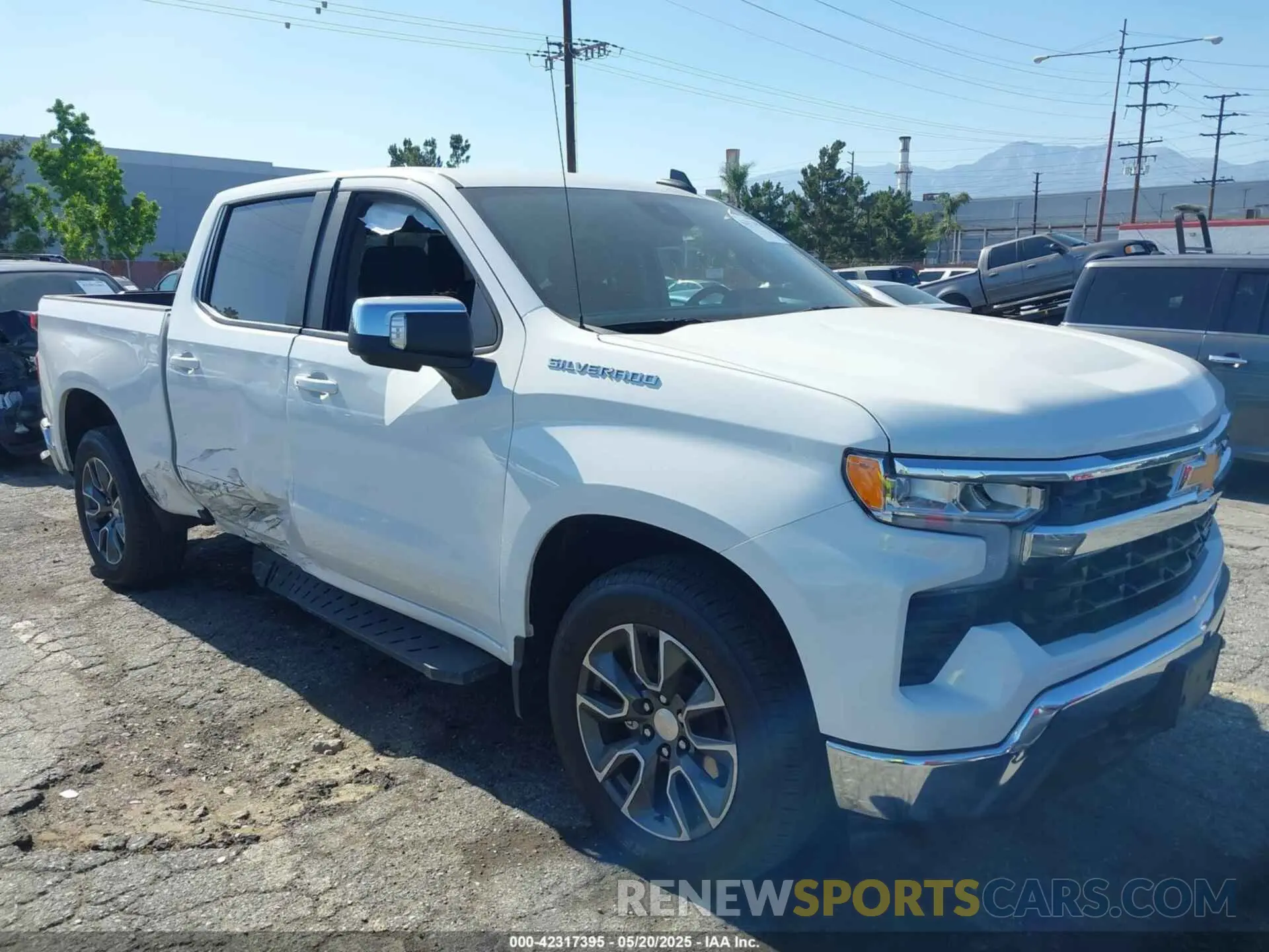 1 fotografías del automóvil dañado 1GCPACEK3PZ212260 CHEVROLET SILVERADO 1500 2023