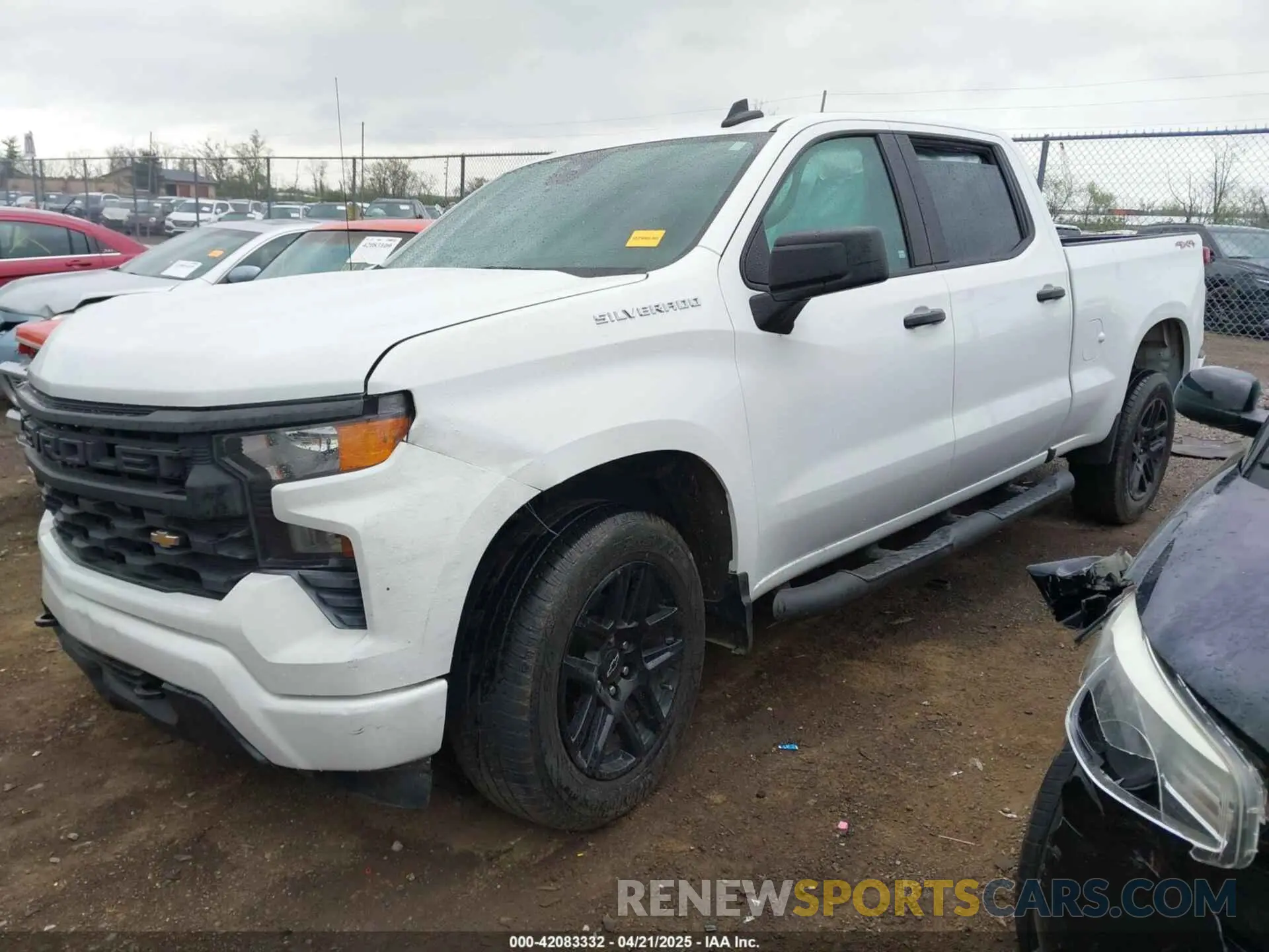 2 fotografías del automóvil dañado 1GCPDBEK1PZ188073 CHEVROLET SILVERADO 1500 2023