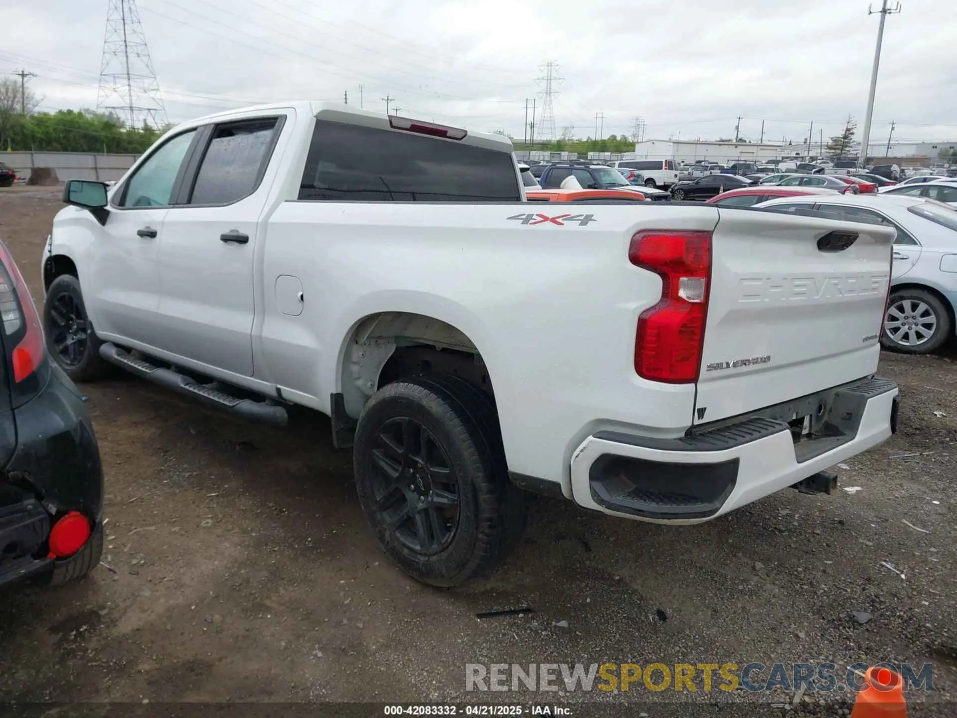 3 fotografías del automóvil dañado 1GCPDBEK1PZ188073 CHEVROLET SILVERADO 1500 2023