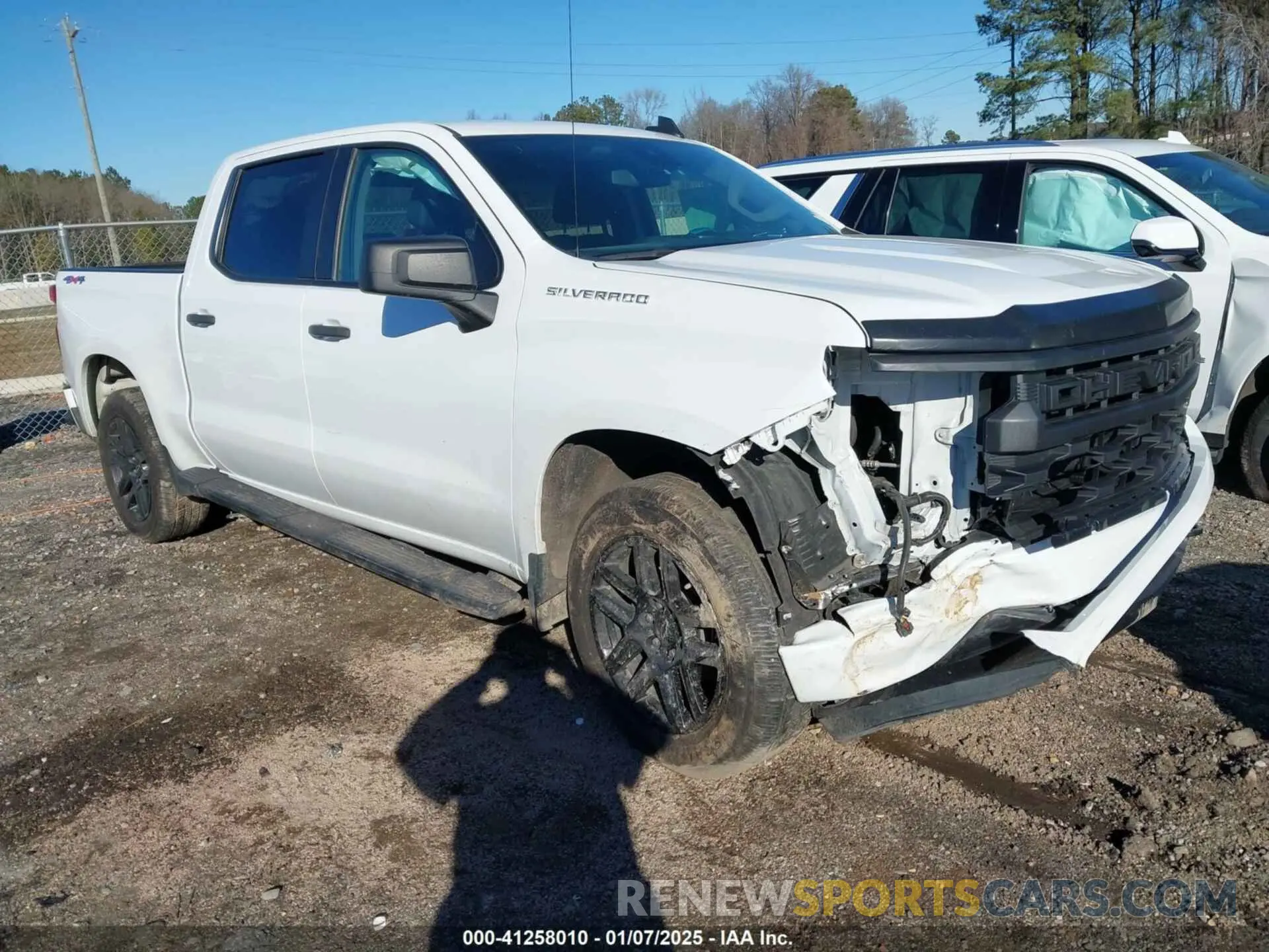 1 fotografías del automóvil dañado 1GCPDBEK1PZ188722 CHEVROLET SILVERADO 1500 2023