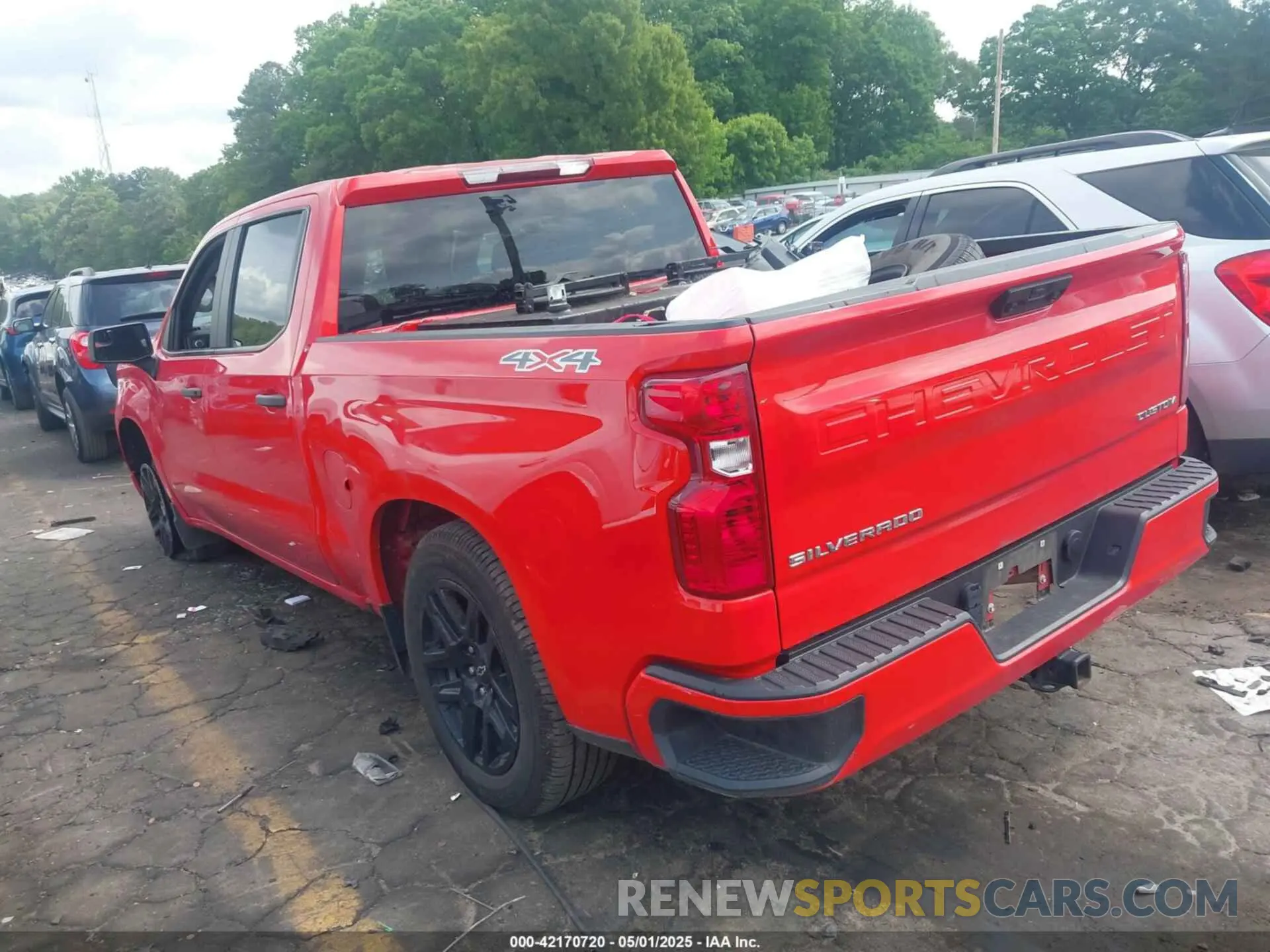 3 fotografías del automóvil dañado 1GCPDBEK6PZ212240 CHEVROLET SILVERADO 1500 2023