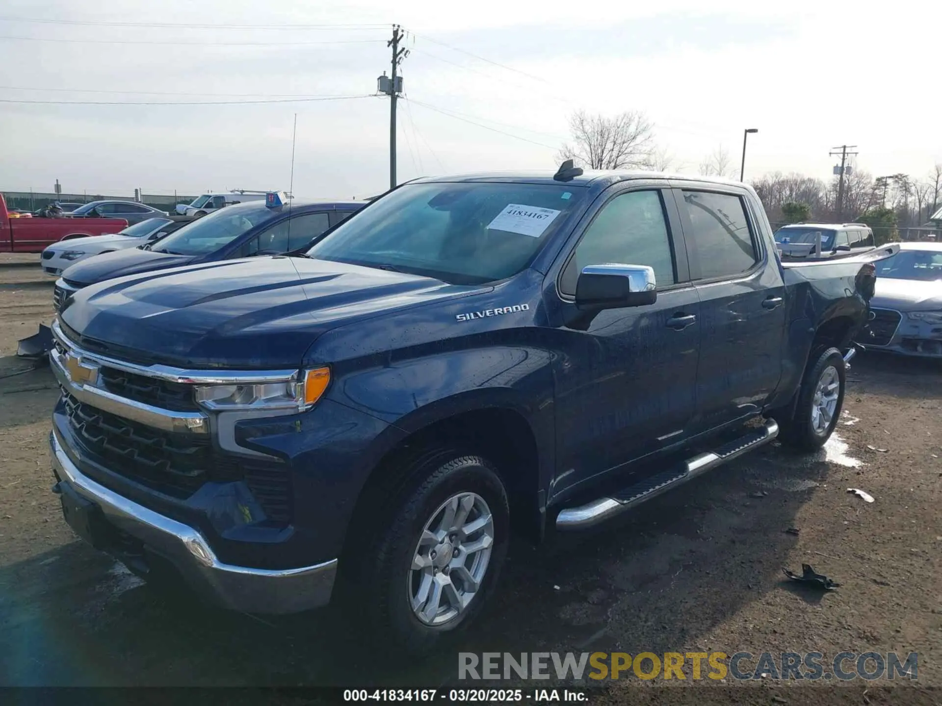 2 fotografías del automóvil dañado 1GCPDDEK1PZ182317 CHEVROLET SILVERADO 1500 2023