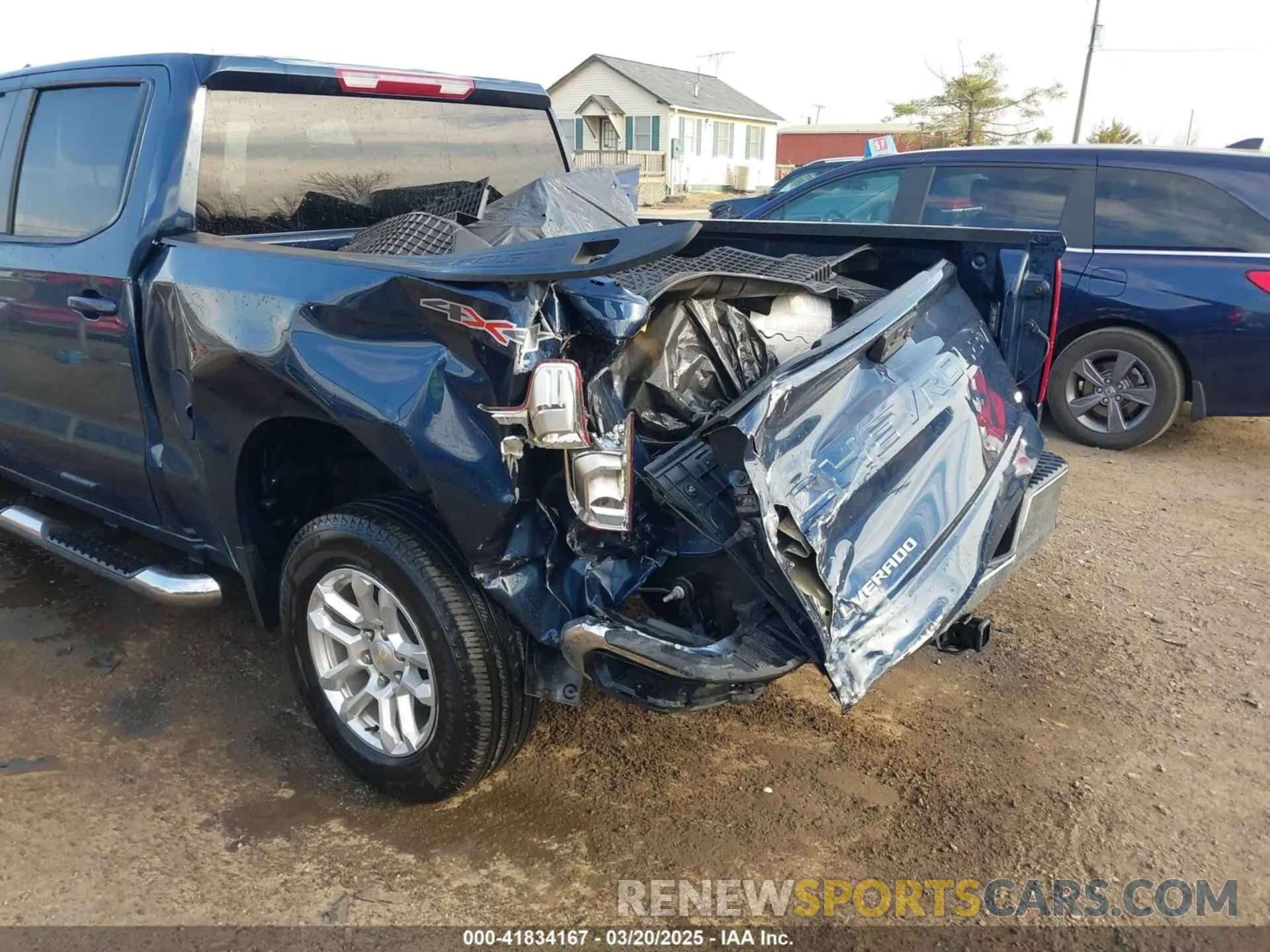 6 fotografías del automóvil dañado 1GCPDDEK1PZ182317 CHEVROLET SILVERADO 1500 2023