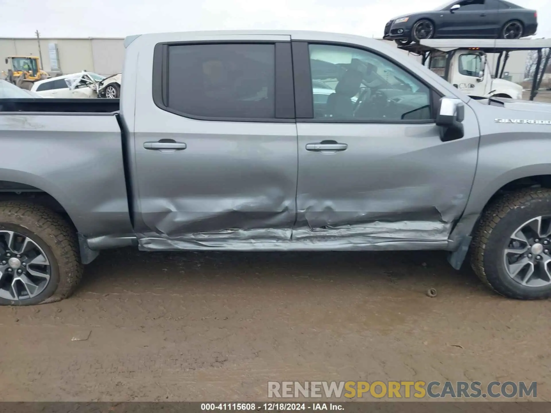 6 fotografías del automóvil dañado 1GCPDKEK6PZ181359 CHEVROLET SILVERADO 1500 2023