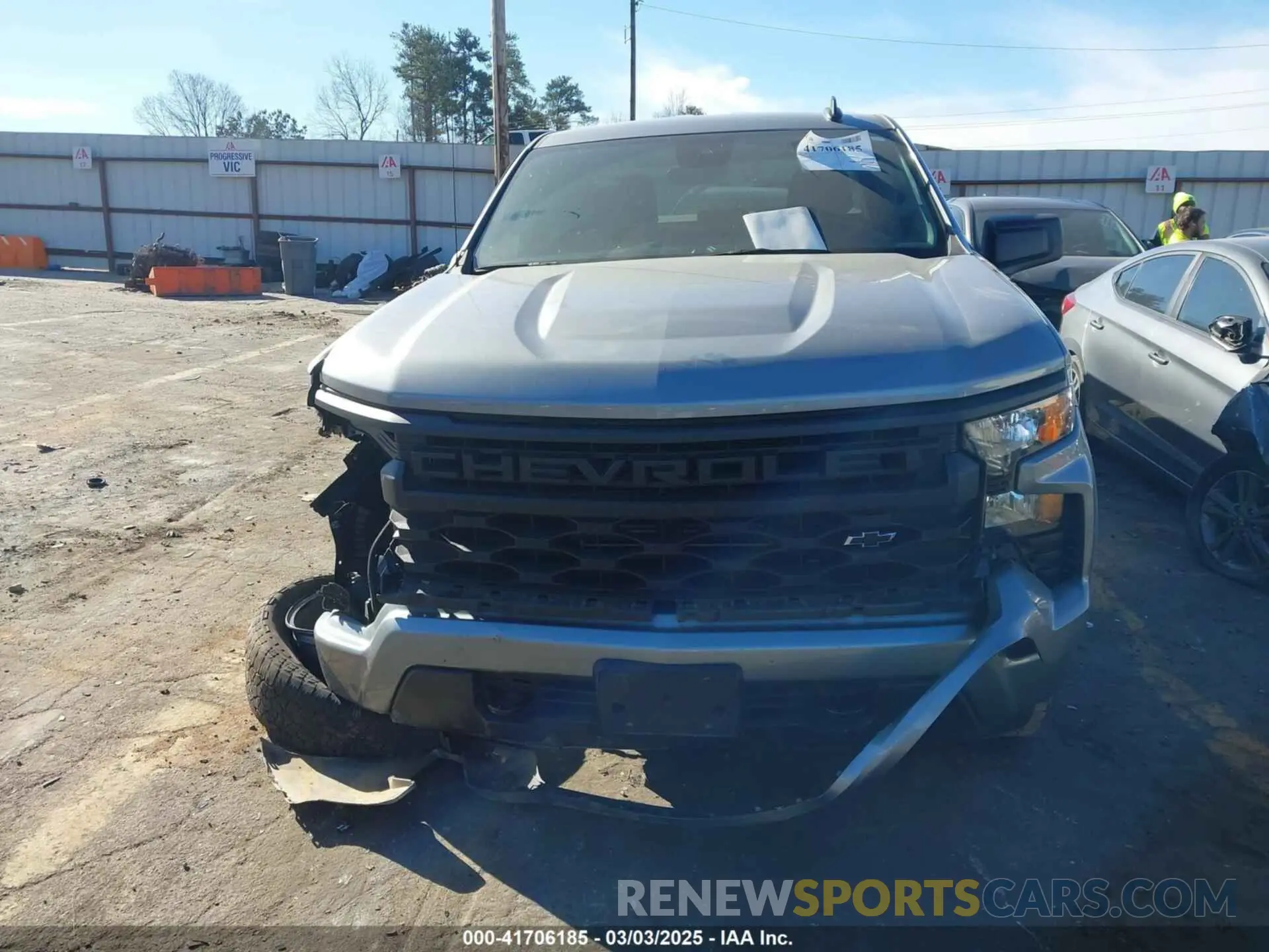 12 fotografías del automóvil dañado 1GCRABEK2PZ323644 CHEVROLET SILVERADO 1500 2023