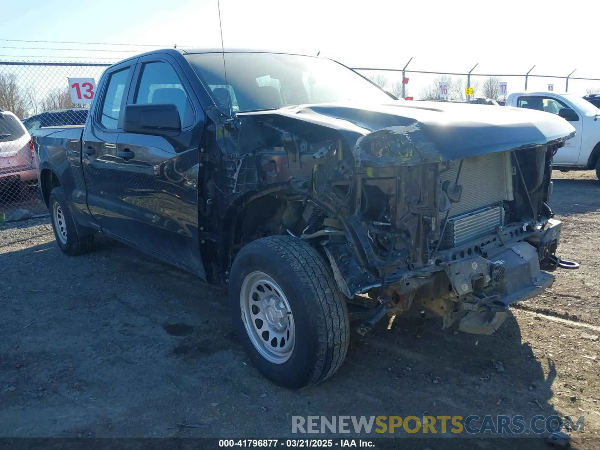 1 fotografías del automóvil dañado 1GCRDAEK1PZ231054 CHEVROLET SILVERADO 1500 2023