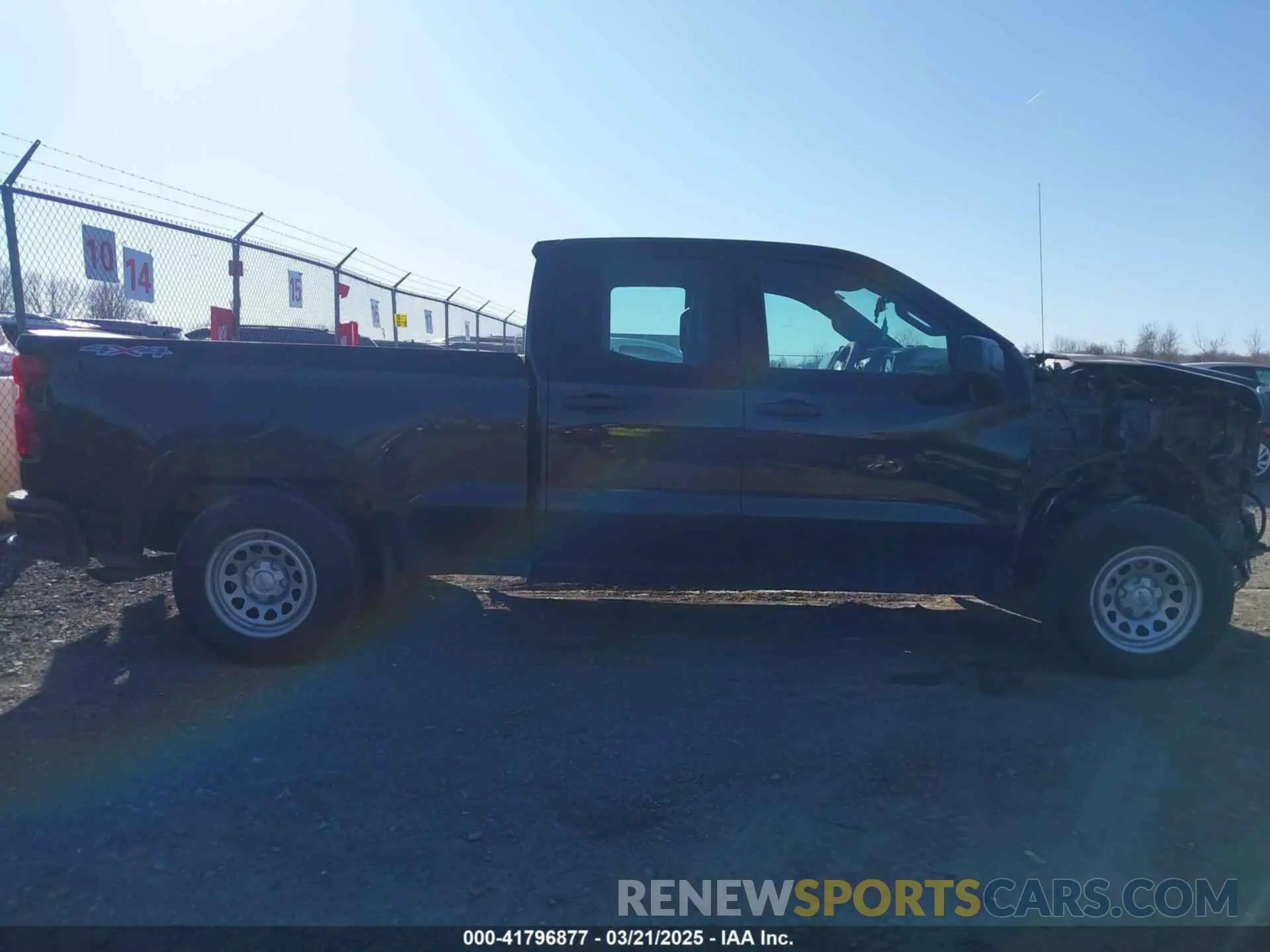 14 fotografías del automóvil dañado 1GCRDAEK1PZ231054 CHEVROLET SILVERADO 1500 2023