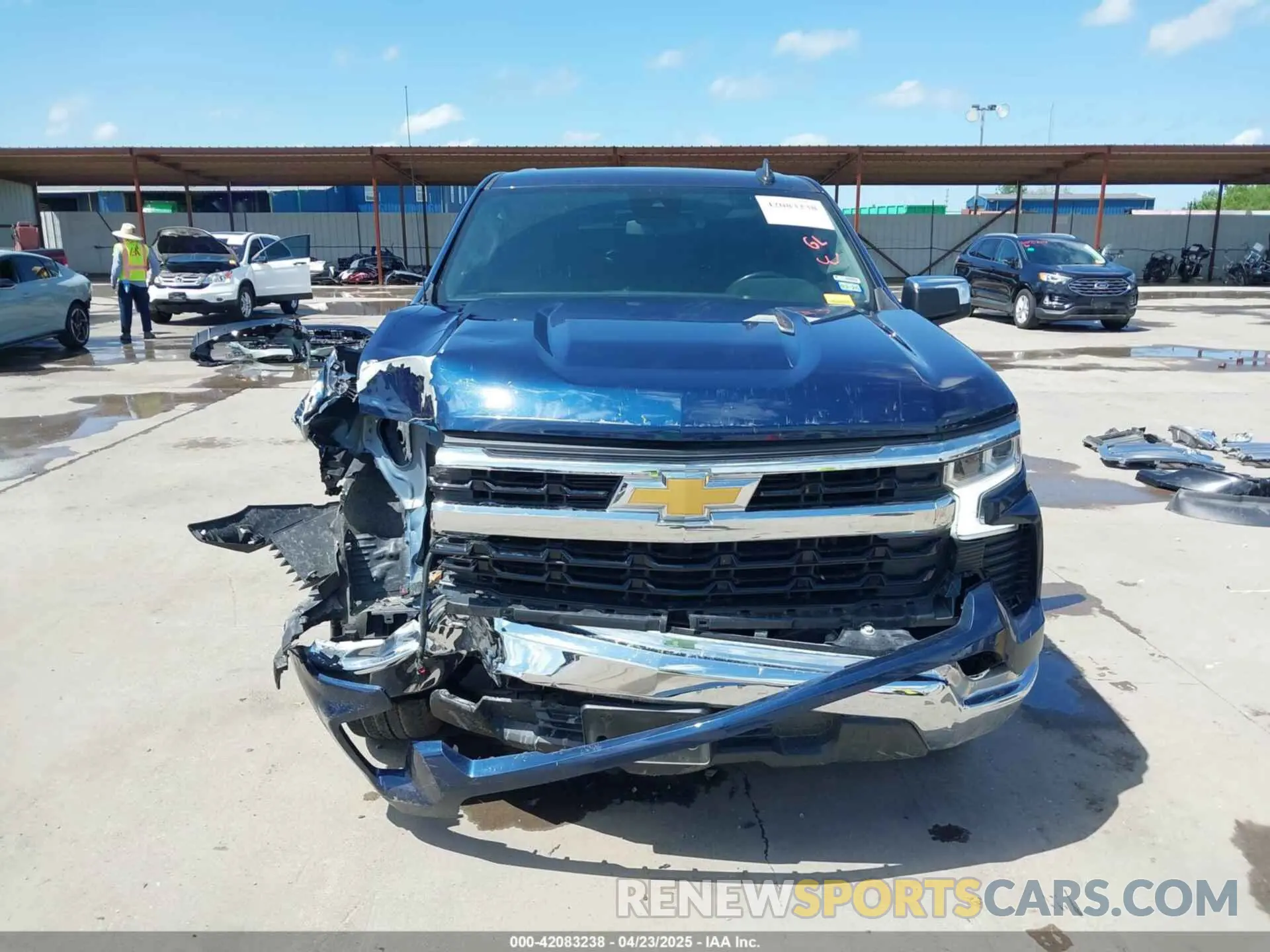 13 fotografías del automóvil dañado 2GCPACED3P1125744 CHEVROLET SILVERADO 1500 2023