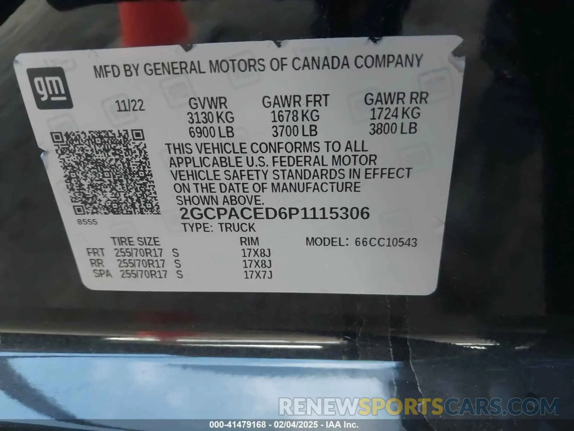 9 fotografías del automóvil dañado 2GCPACED6P1115306 CHEVROLET SILVERADO 1500 2023