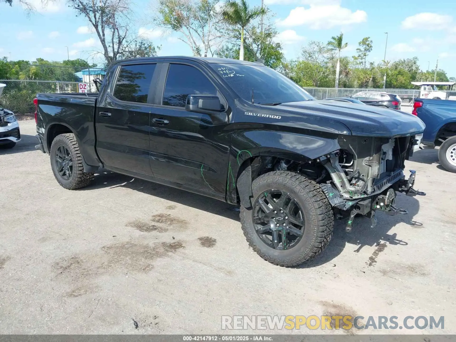 1 fotografías del automóvil dañado 2GCPADED5P1154457 CHEVROLET SILVERADO 1500 2023