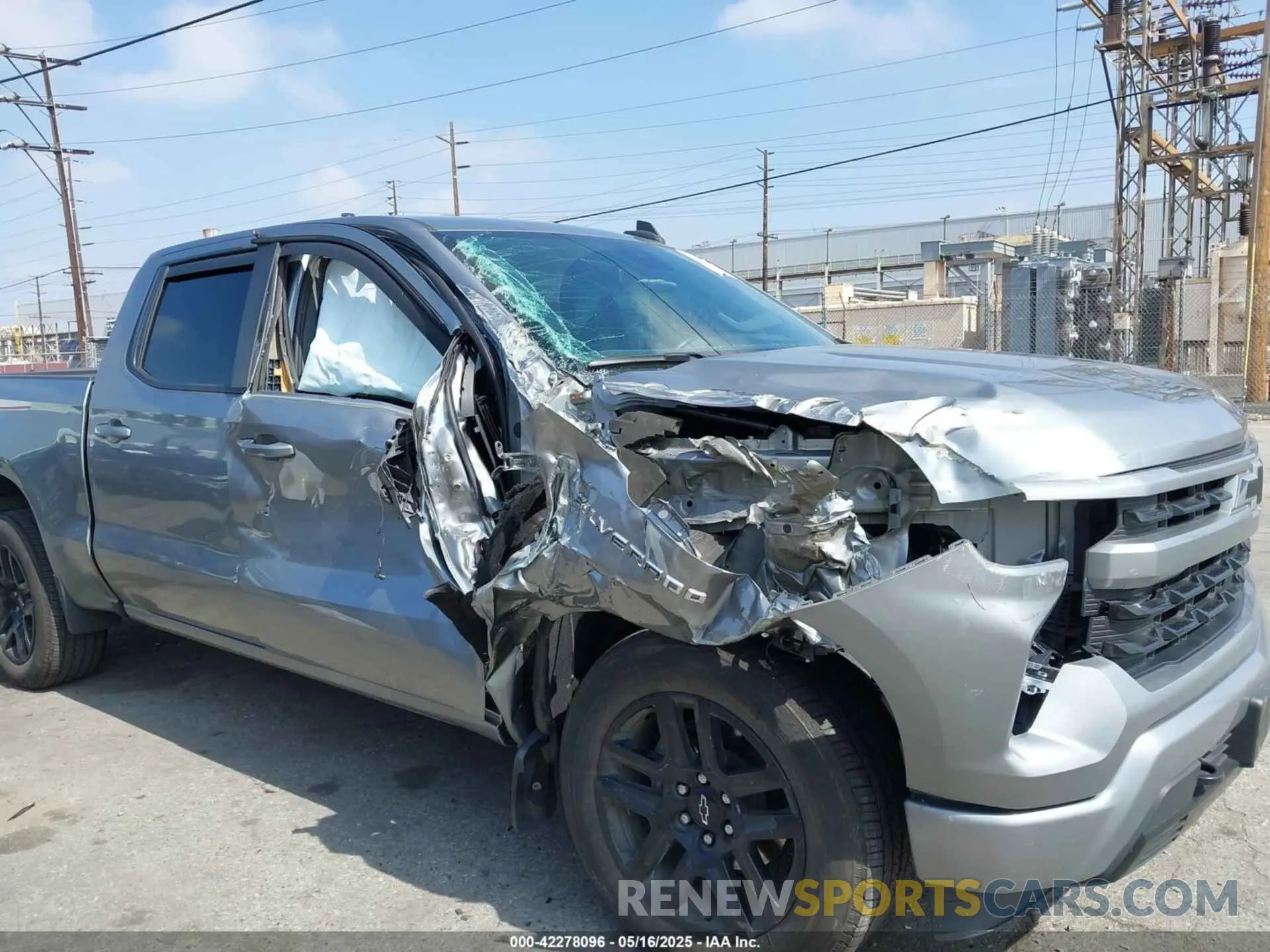 6 fotografías del automóvil dañado 2GCPADED9P1150363 CHEVROLET SILVERADO 1500 2023