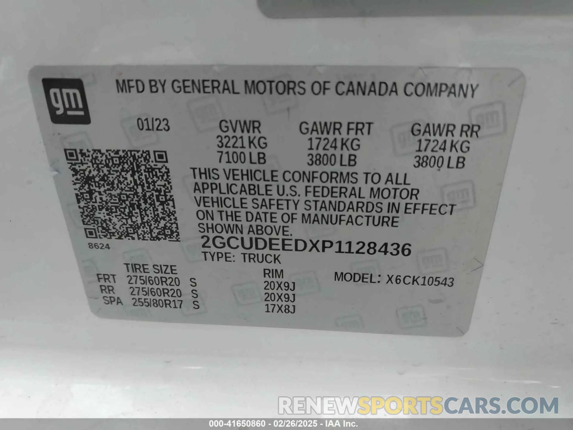 9 fotografías del automóvil dañado 2GCUDEEDXP1128436 CHEVROLET SILVERADO 1500 2023