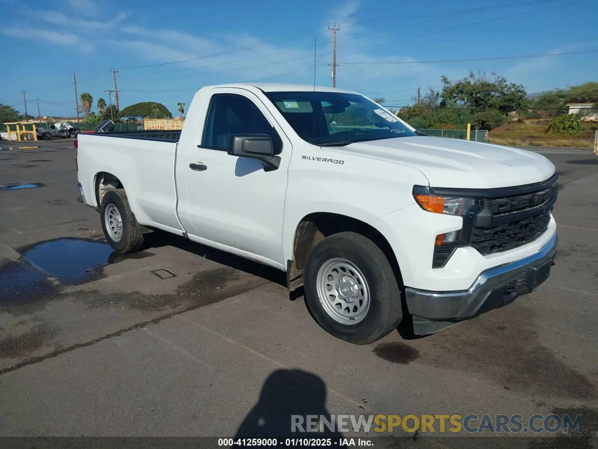 1 fotografías del automóvil dañado 3GCNAAED1PG173763 CHEVROLET SILVERADO 1500 2023