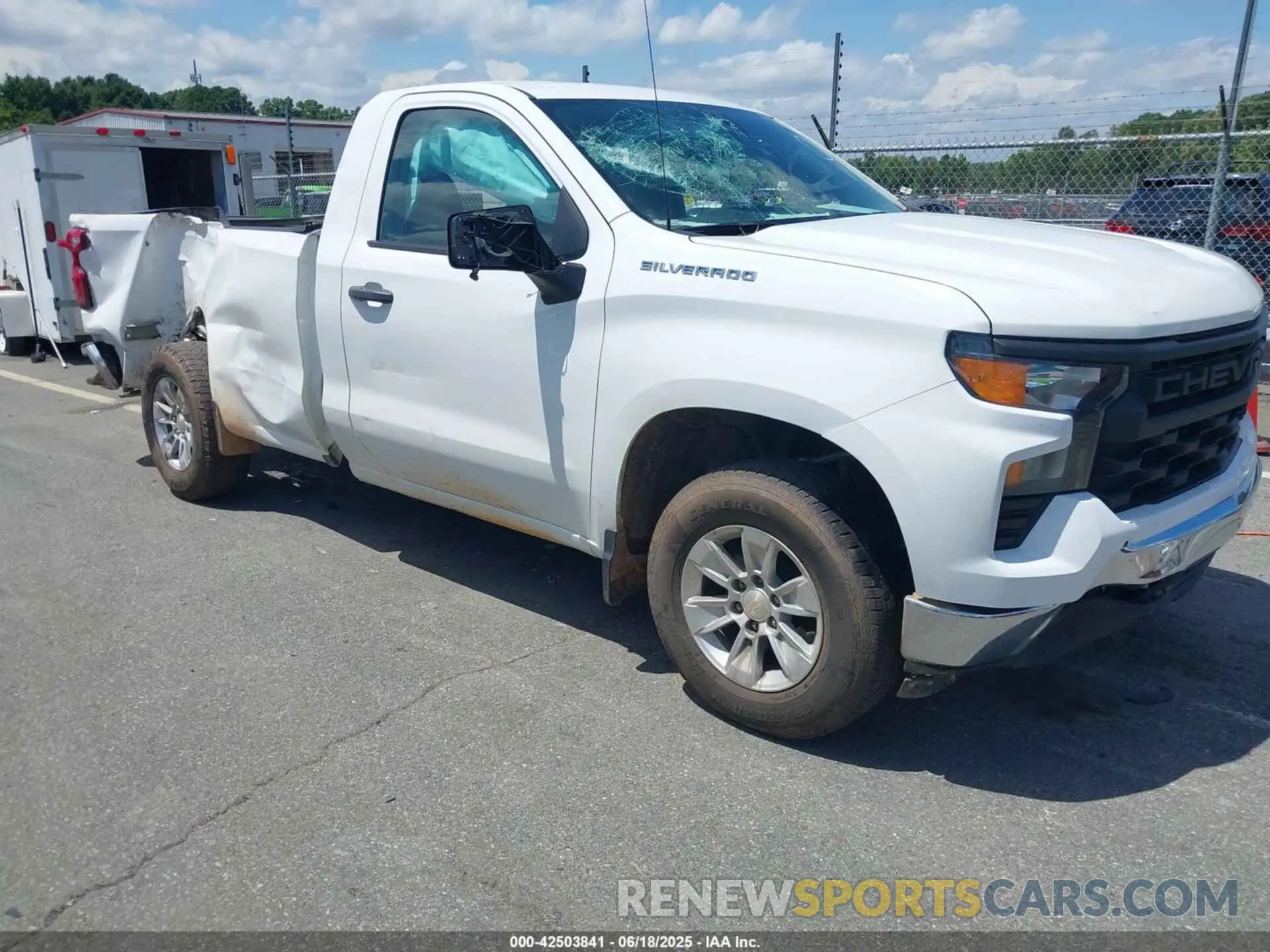 1 fotografías del automóvil dañado 3GCNAAED6PG172625 CHEVROLET SILVERADO 1500 2023