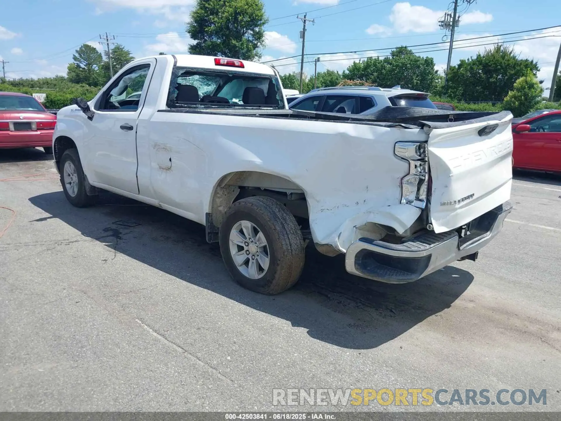 3 fotografías del automóvil dañado 3GCNAAED6PG172625 CHEVROLET SILVERADO 1500 2023