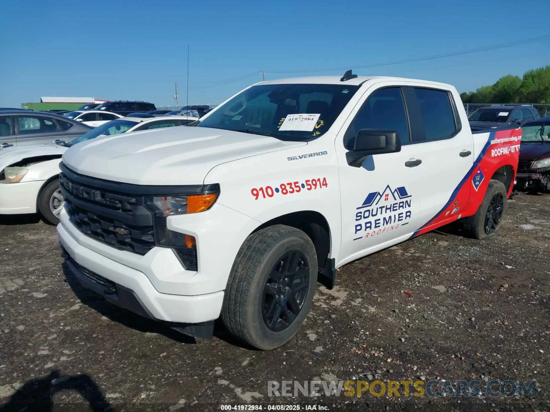 2 fotografías del automóvil dañado 3GCPABEK0PG207835 CHEVROLET SILVERADO 1500 2023