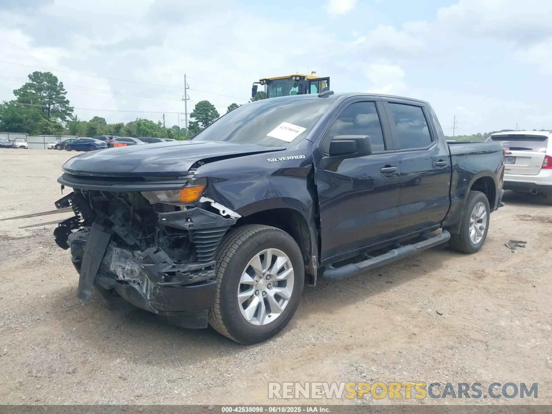 2 fotografías del automóvil dañado 3GCPABEKXPG220009 CHEVROLET SILVERADO 1500 2023