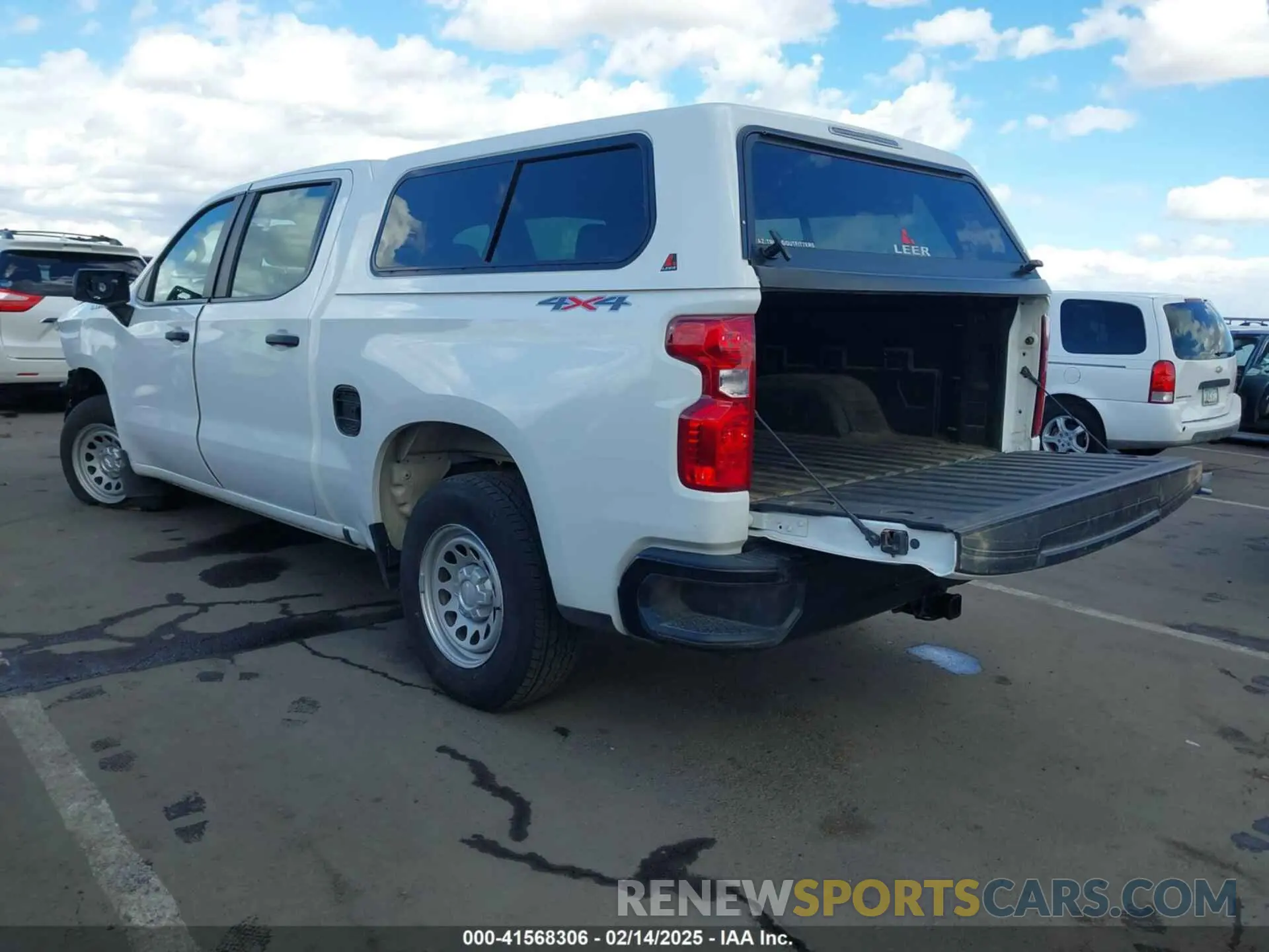 3 fotografías del automóvil dañado 3GCPDAEK7PG236167 CHEVROLET SILVERADO 1500 2023