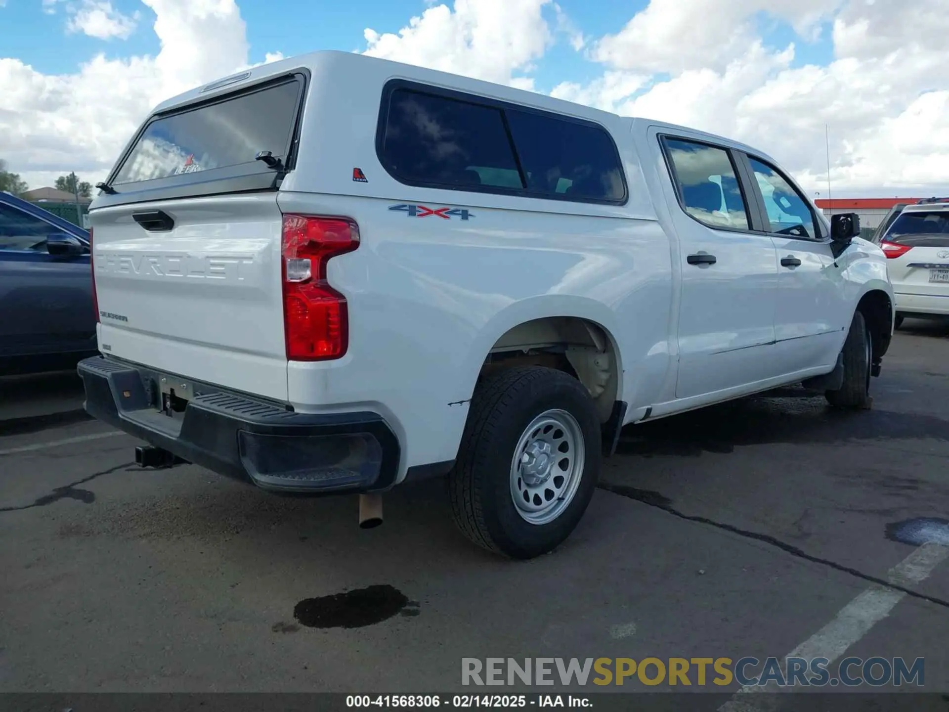 4 fotografías del automóvil dañado 3GCPDAEK7PG236167 CHEVROLET SILVERADO 1500 2023