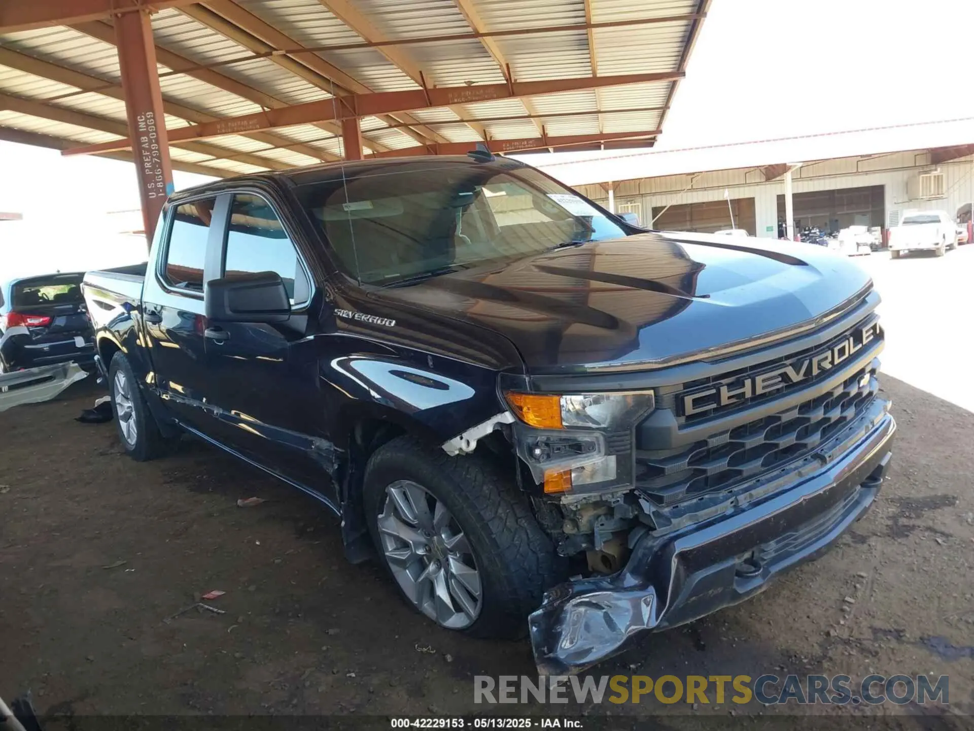 1 fotografías del automóvil dañado 3GCPDBEK4PG197124 CHEVROLET SILVERADO 1500 2023