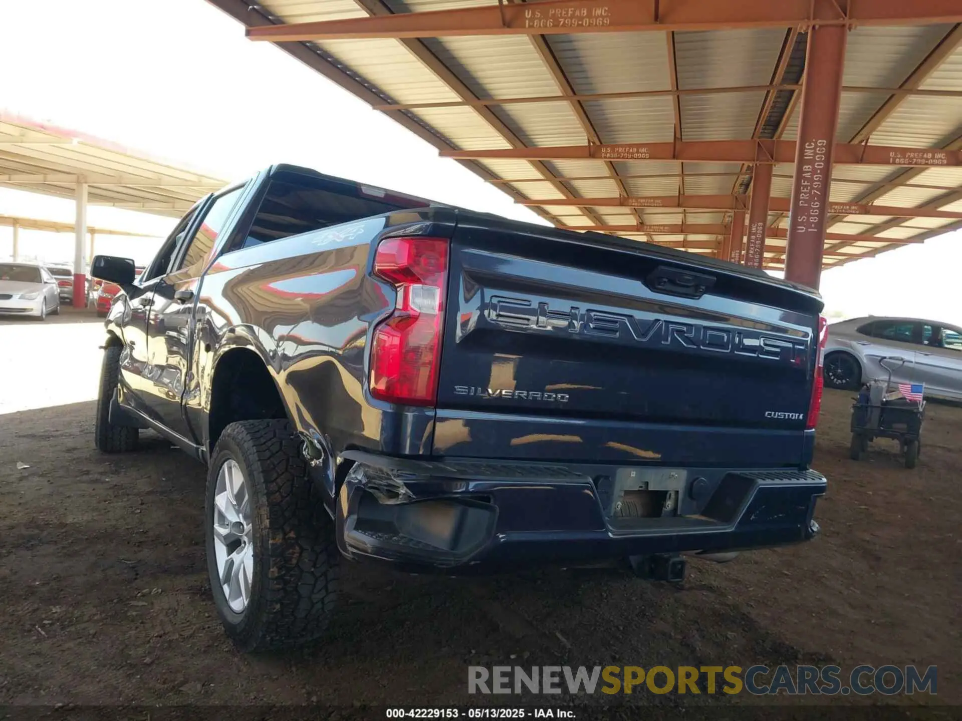 3 fotografías del automóvil dañado 3GCPDBEK4PG197124 CHEVROLET SILVERADO 1500 2023