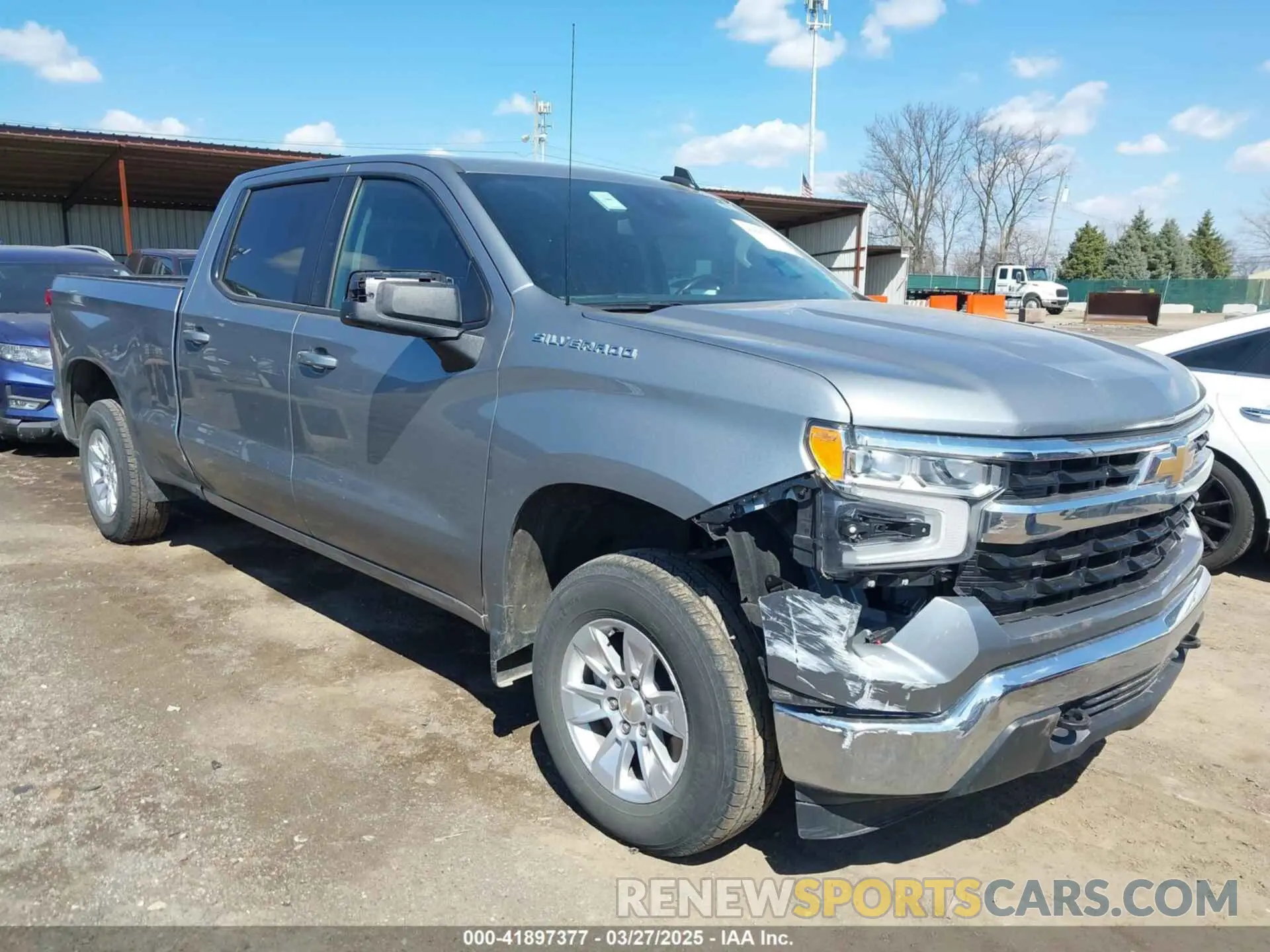 1 fotografías del automóvil dañado 3GCPDDEK8PG338384 CHEVROLET SILVERADO 1500 2023