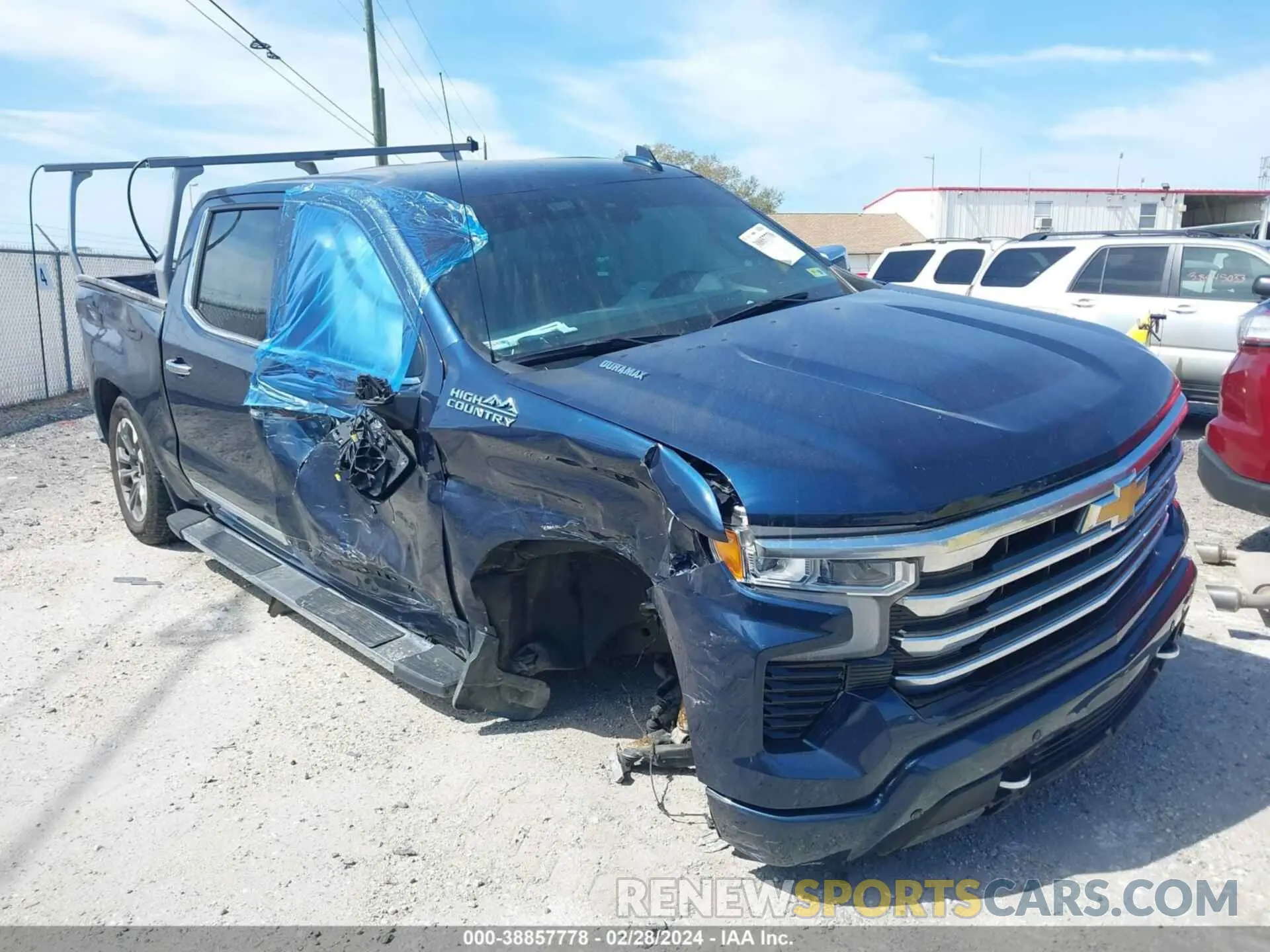 1 fotografías del automóvil dañado 3GCUDJE81PG112421 CHEVROLET SILVERADO 1500 2023